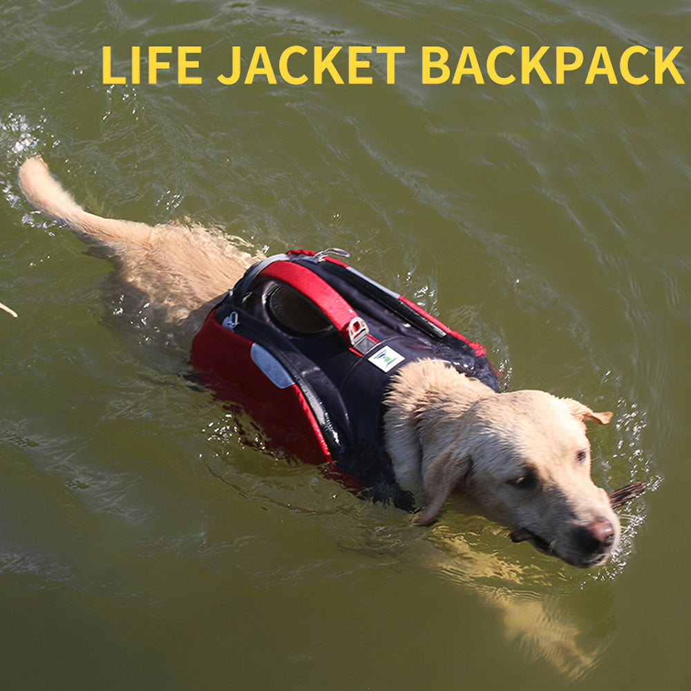 Mid to Large Size Waterproof Dog Bag Dog Life Swim Jacket