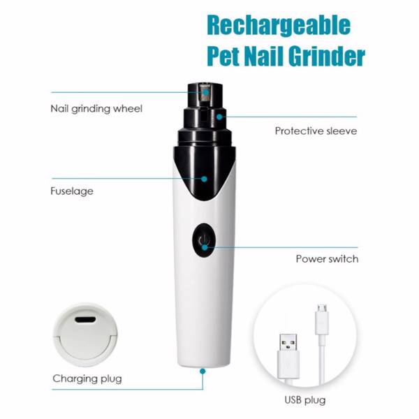 Rechargeable Pet Nail Grinder