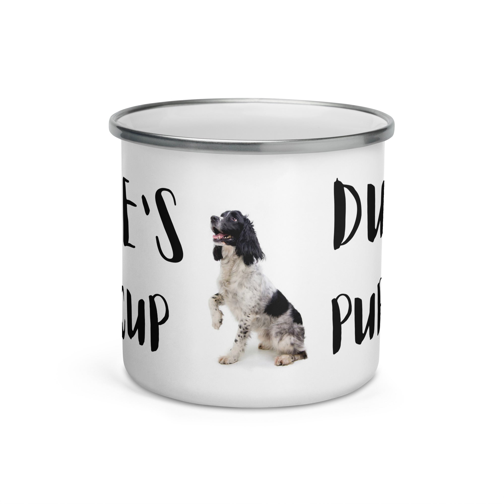 Pup Cup Camping Enamel Mug