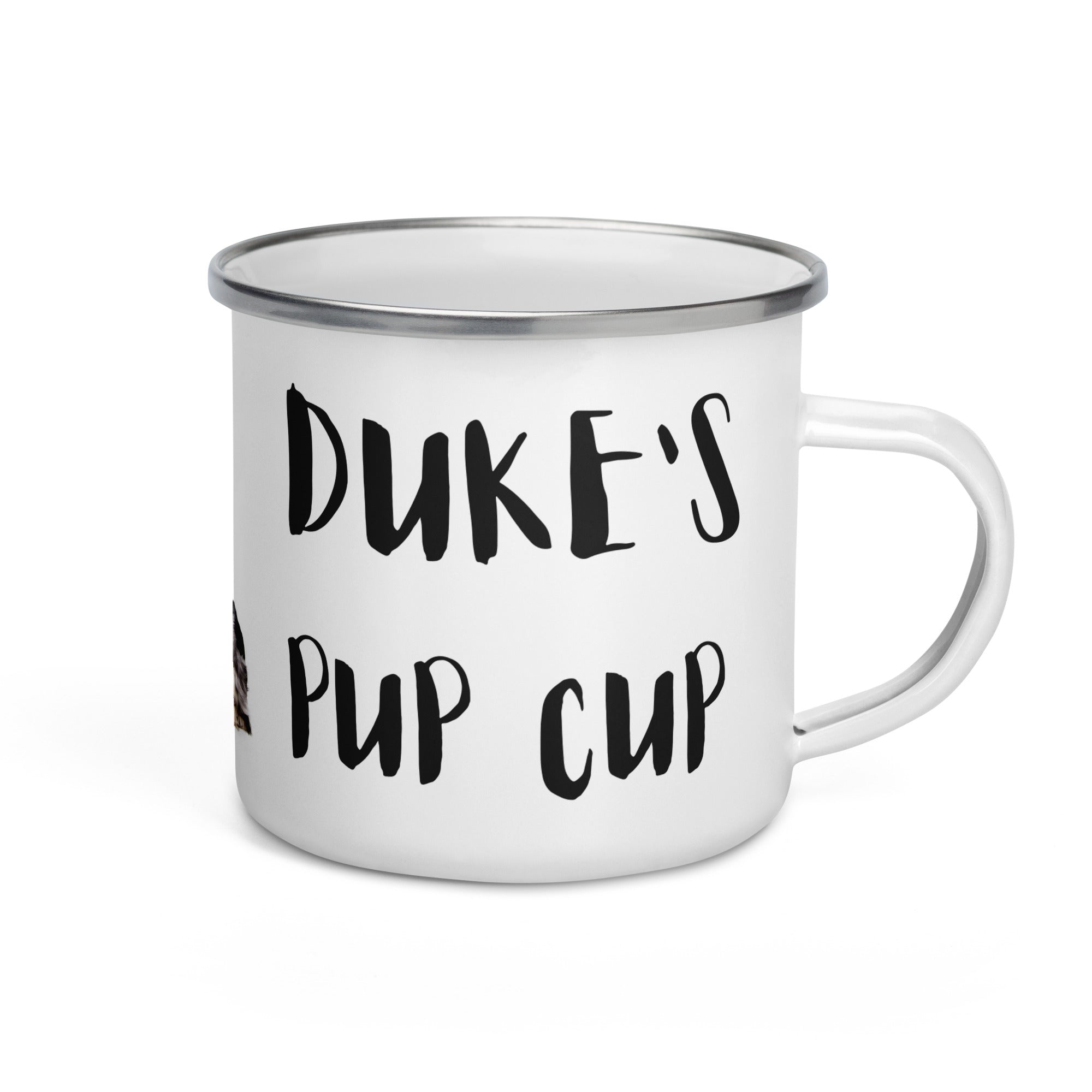 Pup Cup Camping Enamel Mug