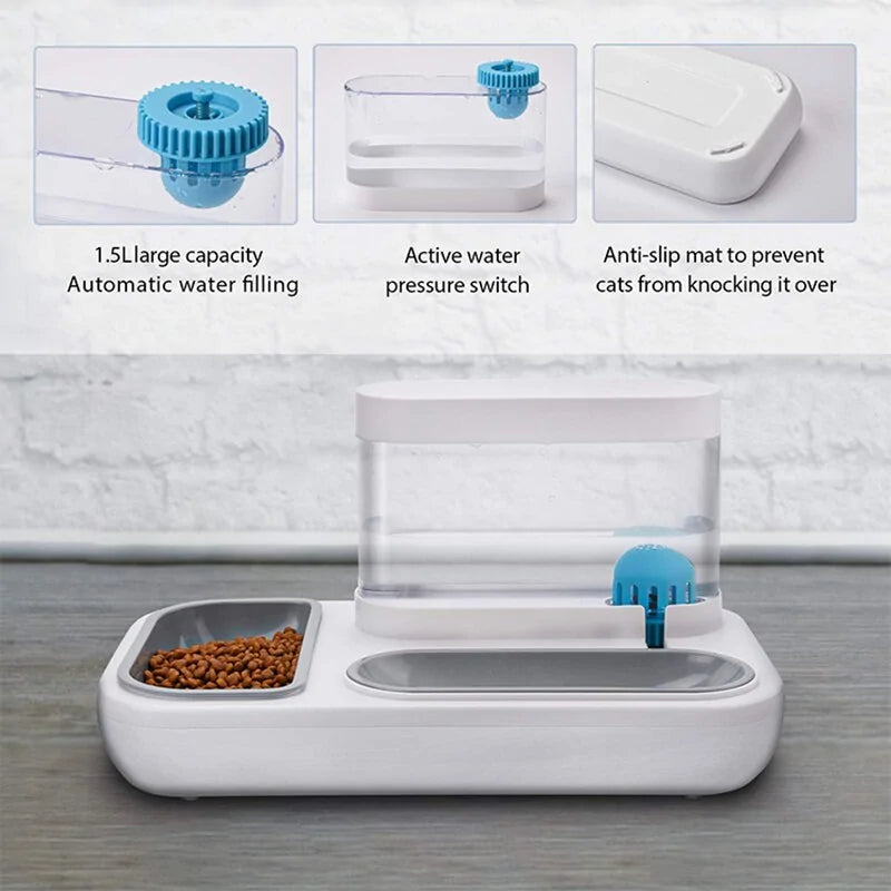 4 Style Pet Feeder Bowls