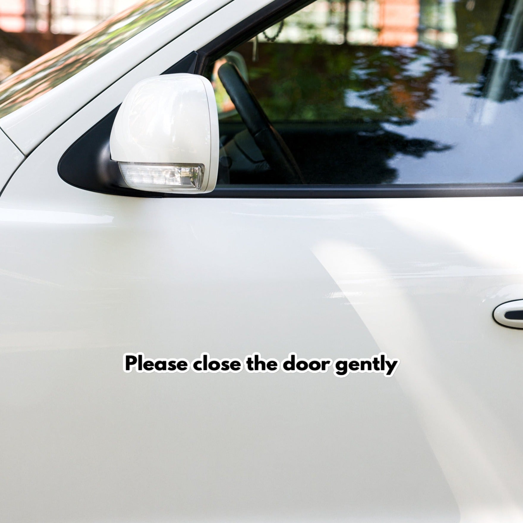 Please Close the Door Gently Bubble-free stickers