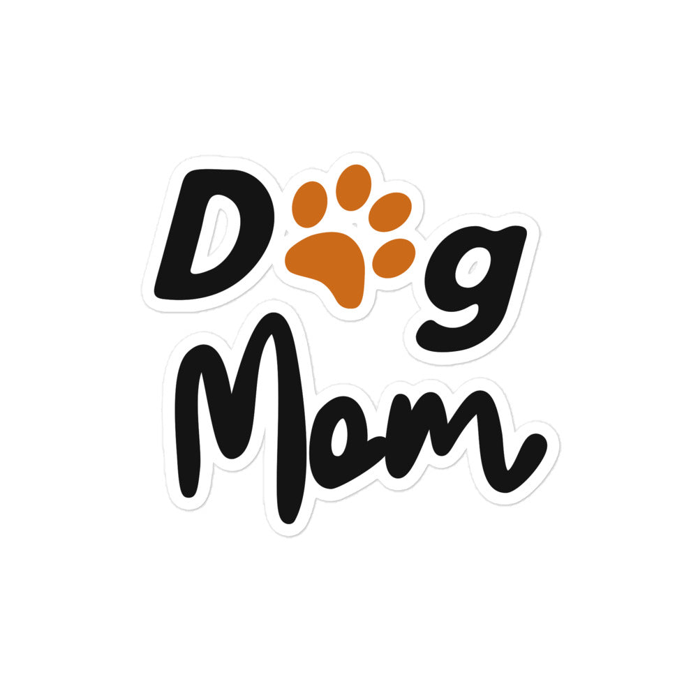 Dog Mom Pet Lover Bubble-free stickers