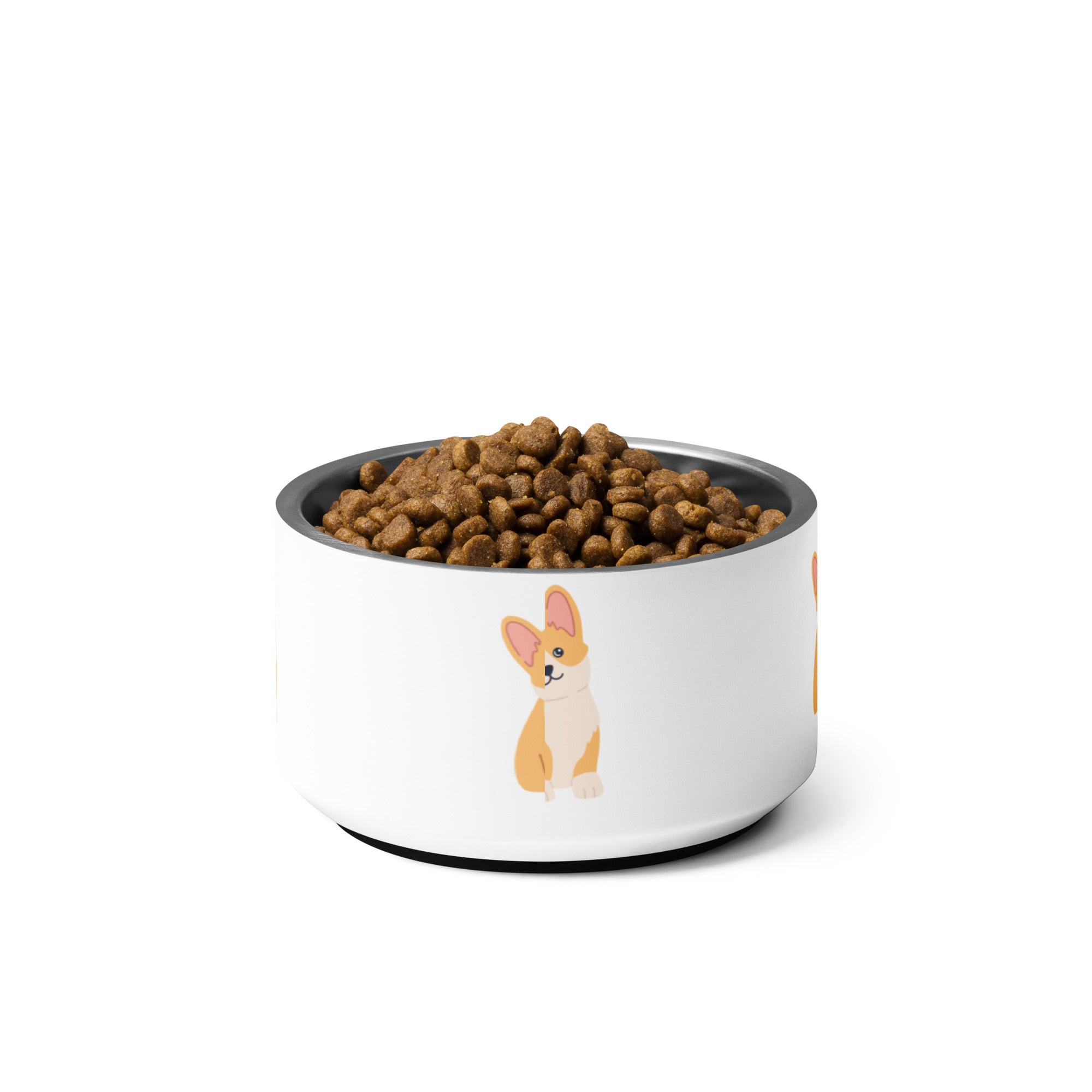 Personalized Pet Bowl with Your Pet's Image or Cartoon on the Side