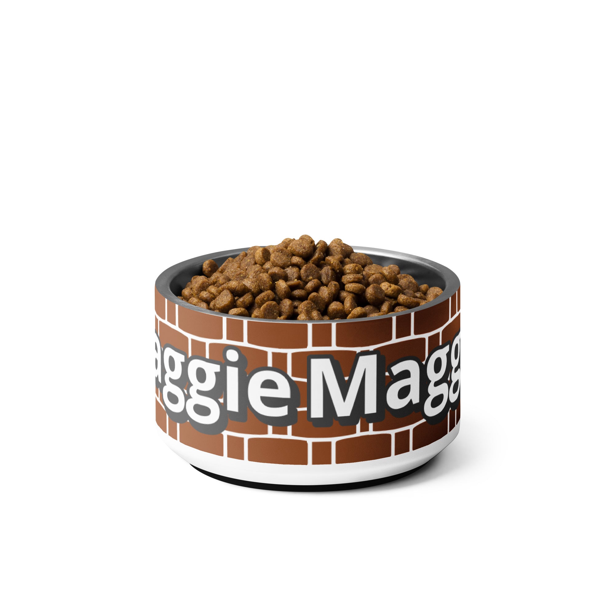 Terra Cotta Personalized Pet Bowl