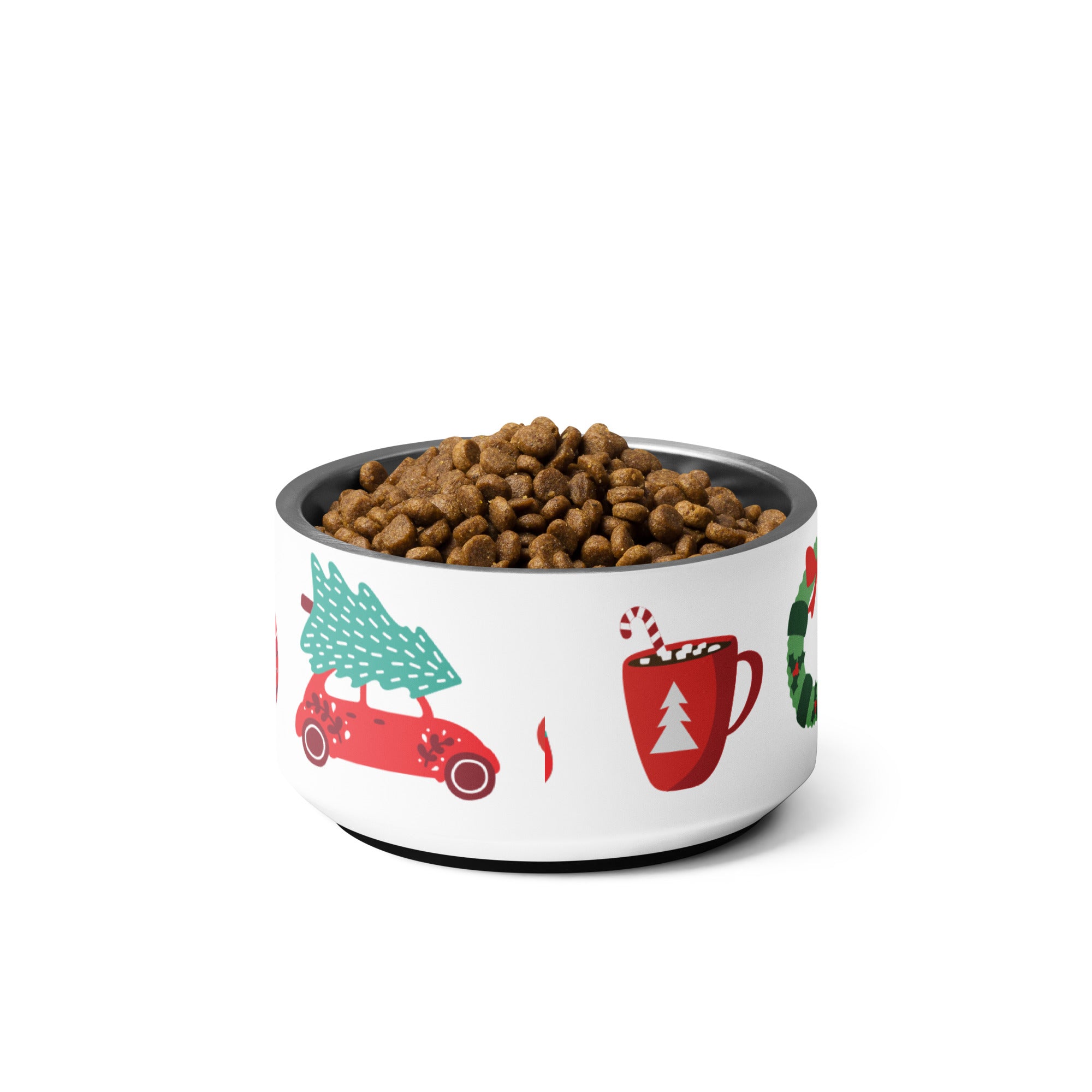 Christmas Motifs Personalized Pet bowl