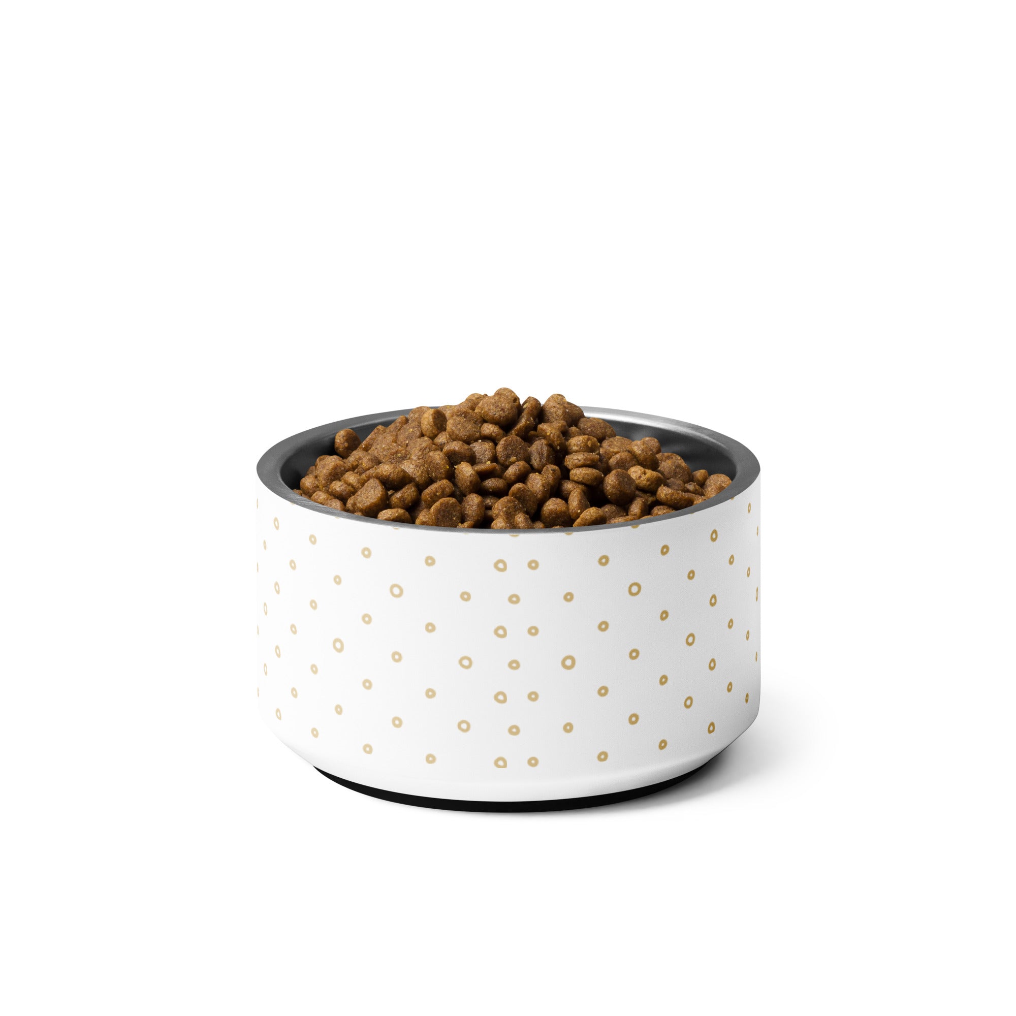 Minimalist Dots Personalized Pet bowl