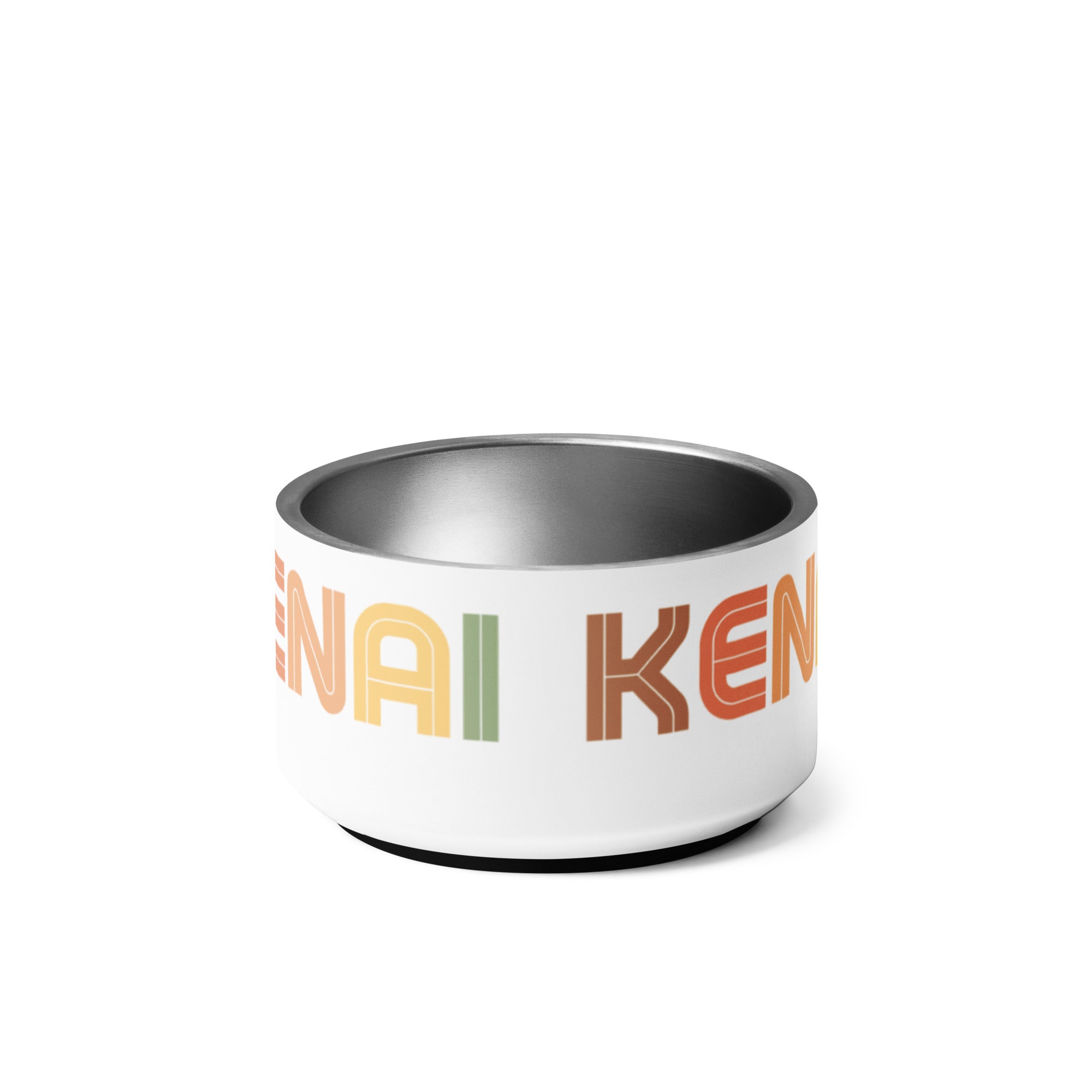 Personalized Warm Colors Font Pet bowl (Customizable)