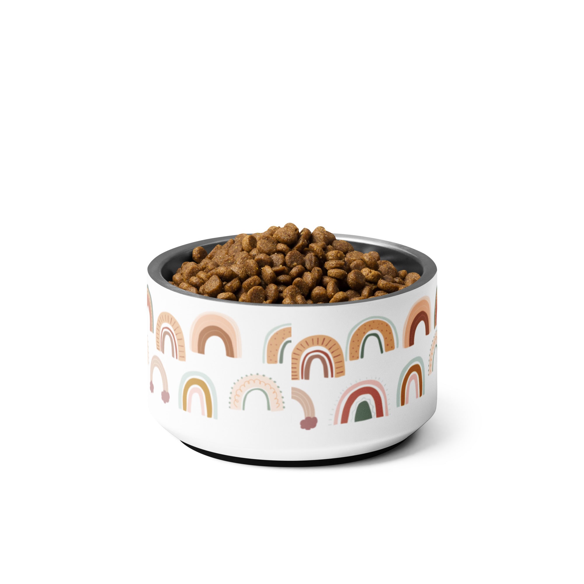 Boho Retro Rainbows Pet bowl