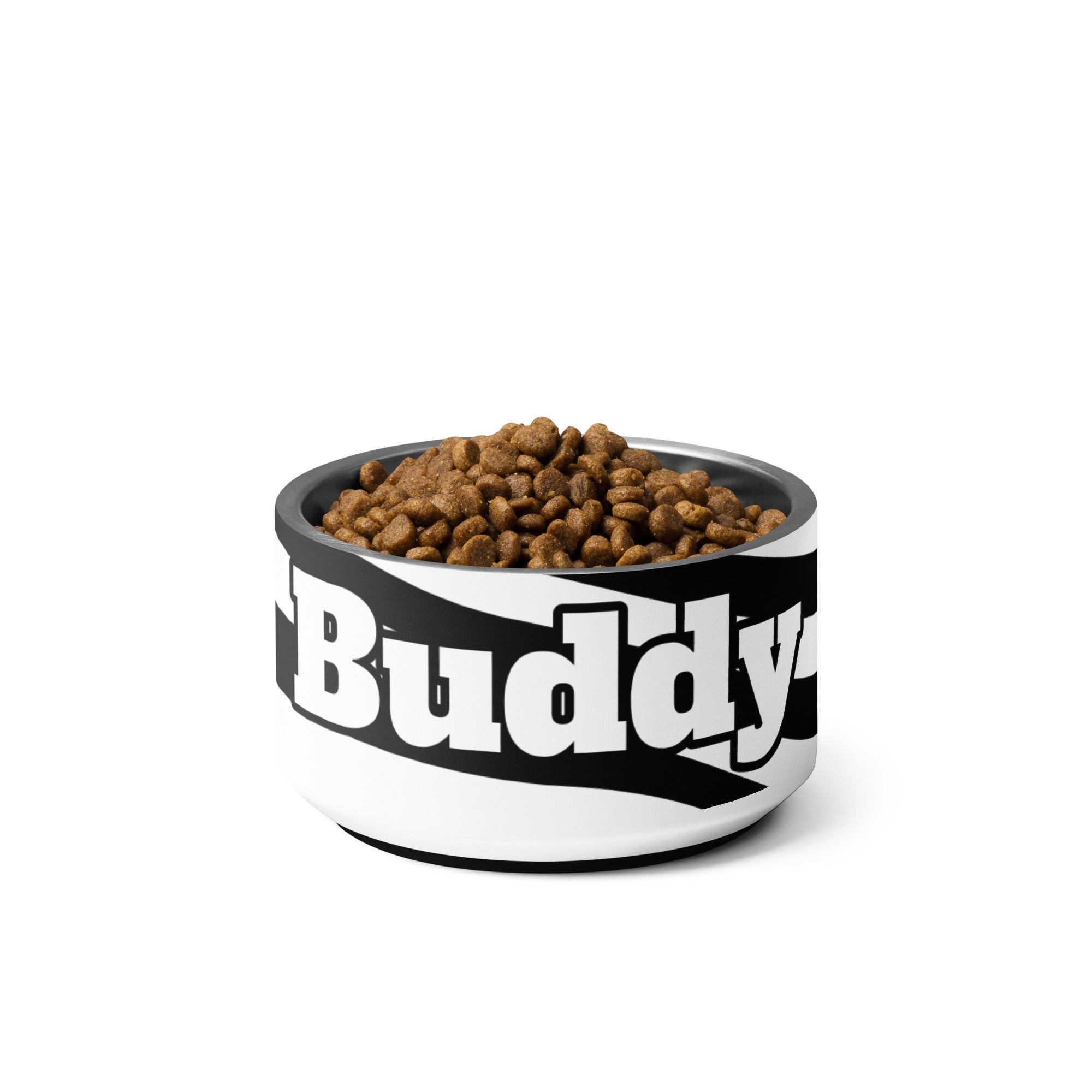 Personalized Pet Bowl, Black and White