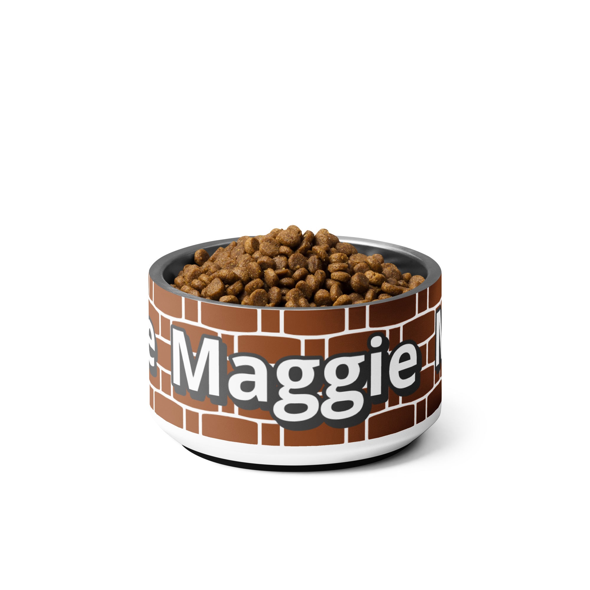 Terra Cotta Personalized Pet Bowl