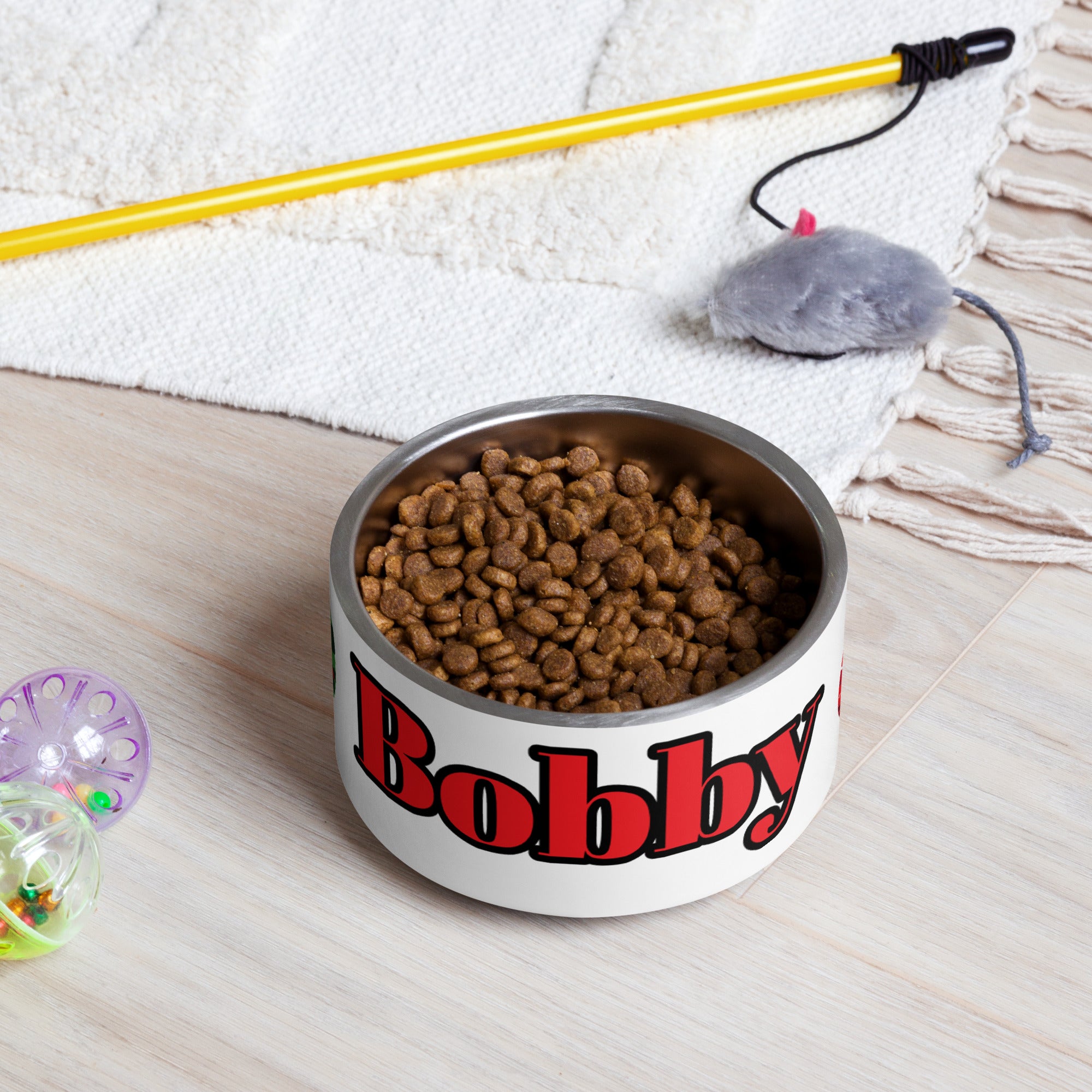 Christmas Motifs Personalized Pet bowl