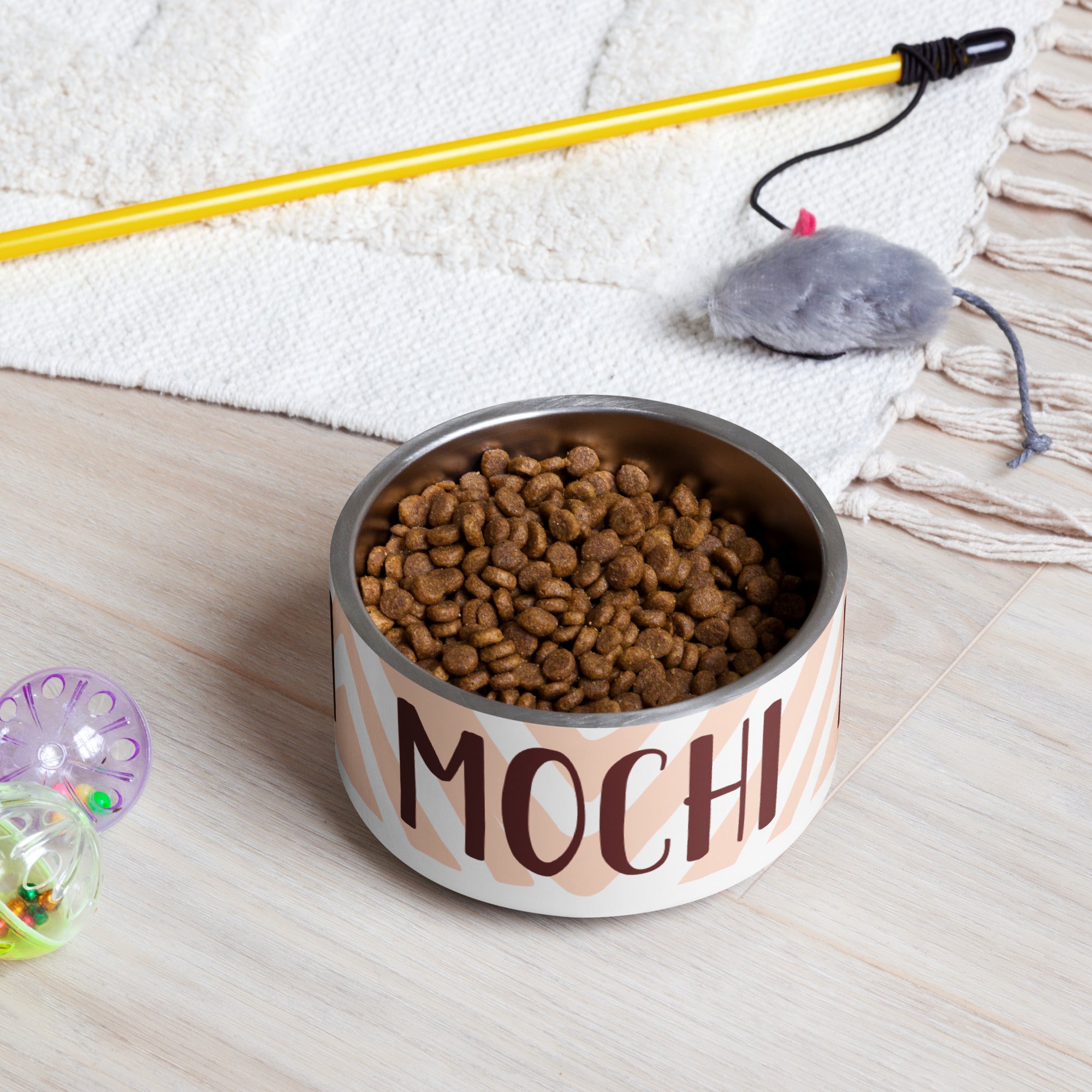 Chevron Personalized Pet bowl