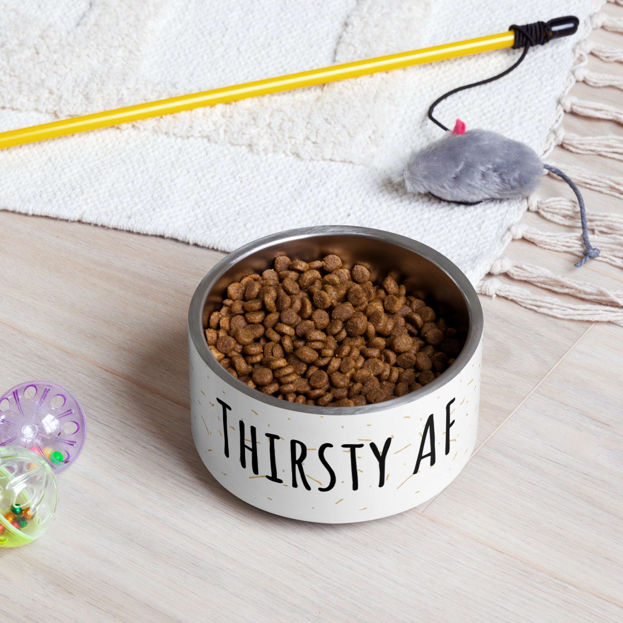 Thirsty Funny Pet bowl Gift