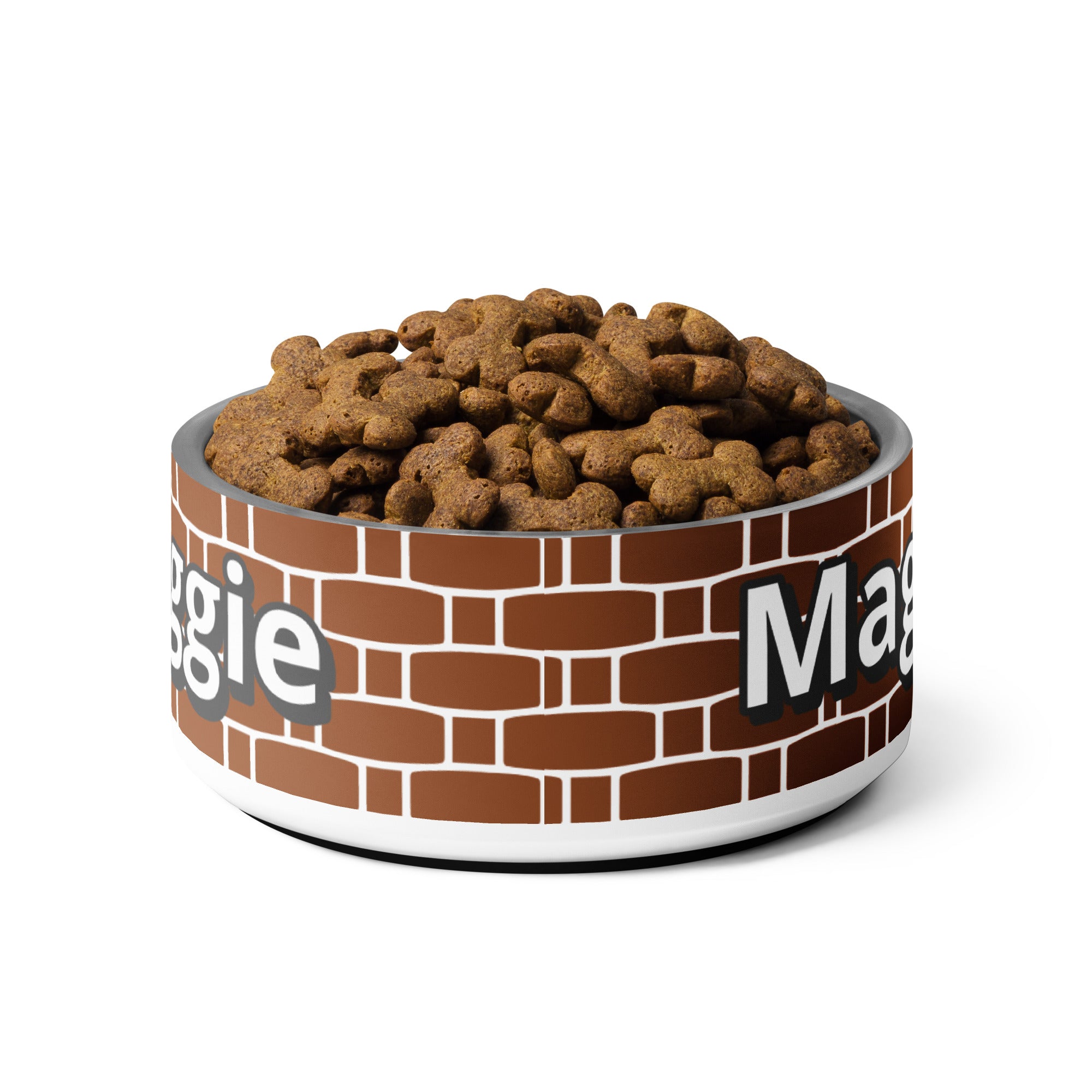 Terra Cotta Personalized Pet Bowl