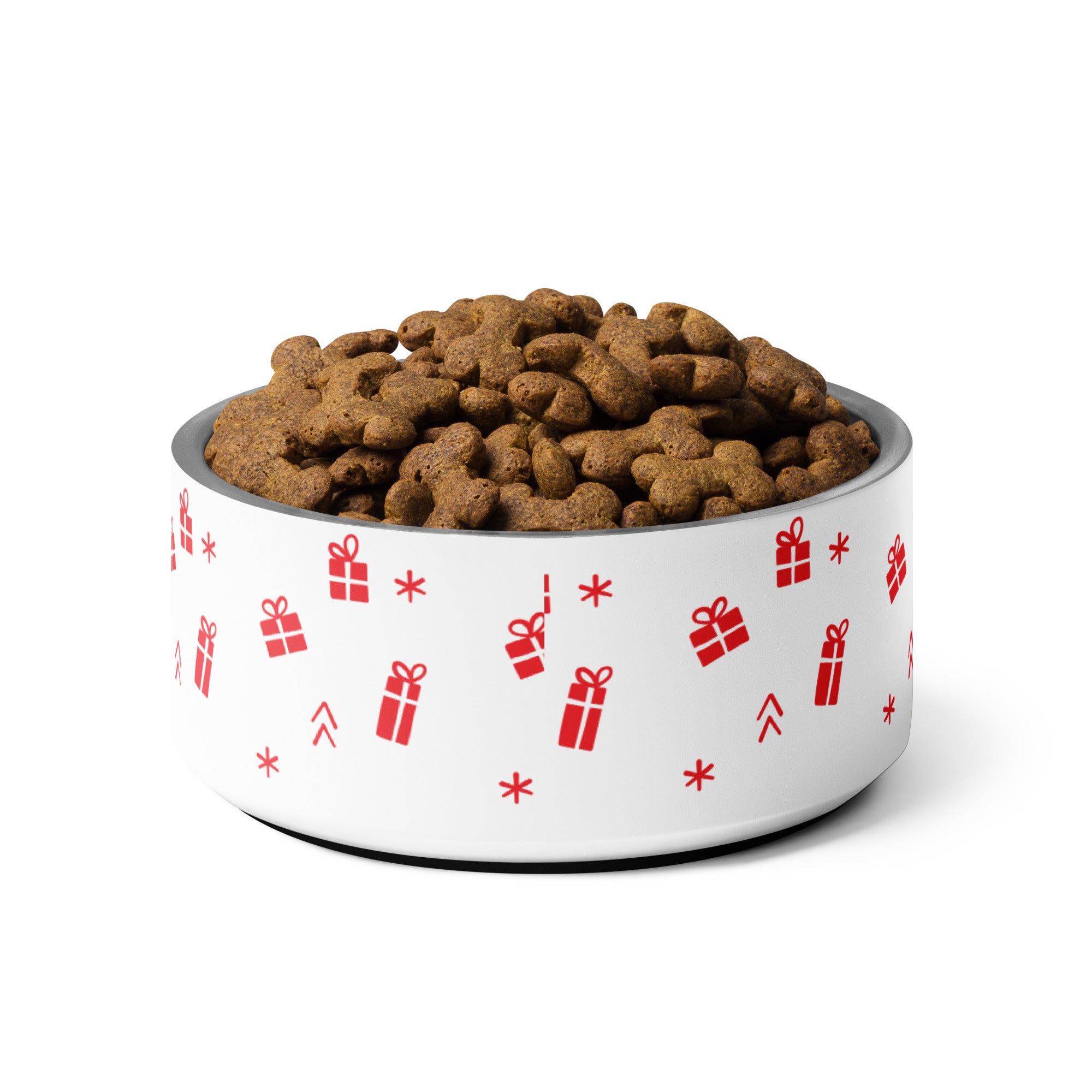 Christmas Gifts Pet Food Bowl, Can be Personalized with Your Pet's Name!