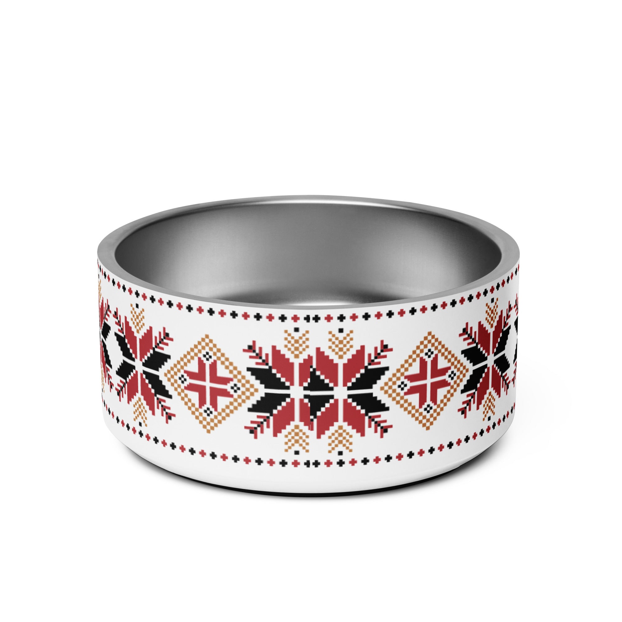 Christmas Scandinavian Motifs Pet bowl