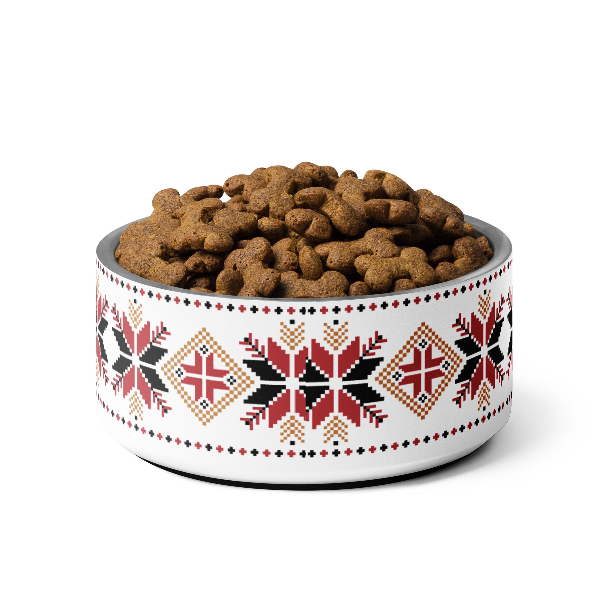 Christmas Scandinavian Motifs Pet bowl