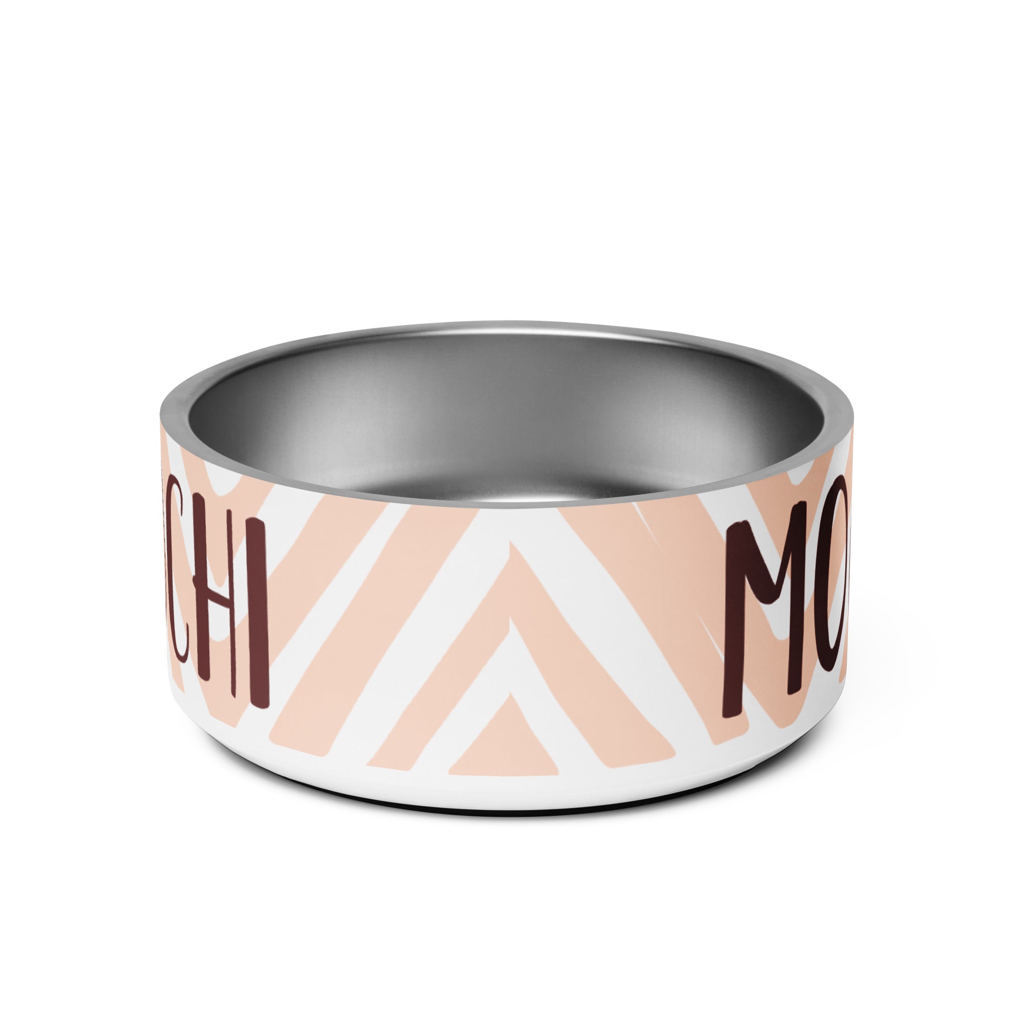 Chevron Personalized Pet bowl