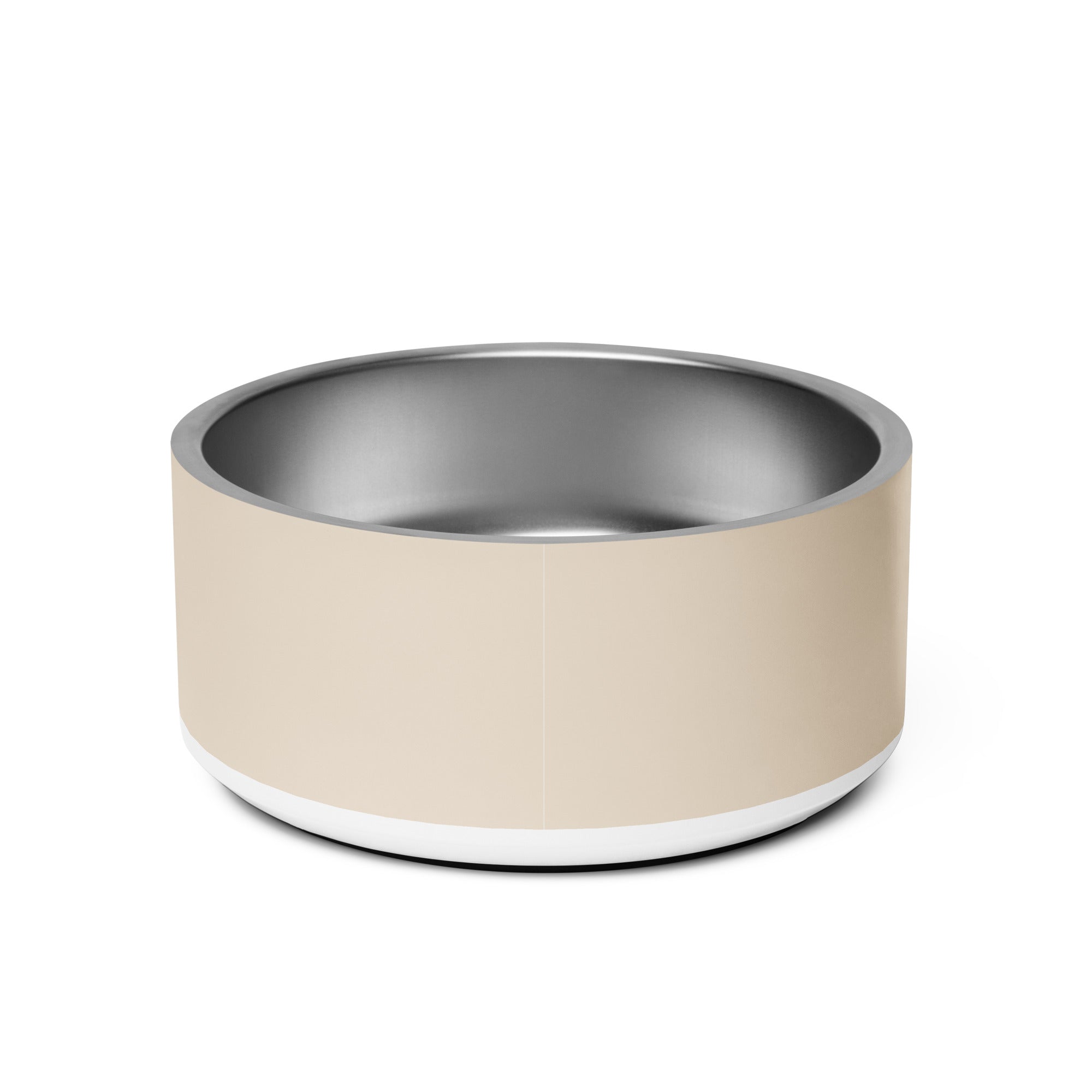 Minimalist Neutral Colors Personalized Pet bowl