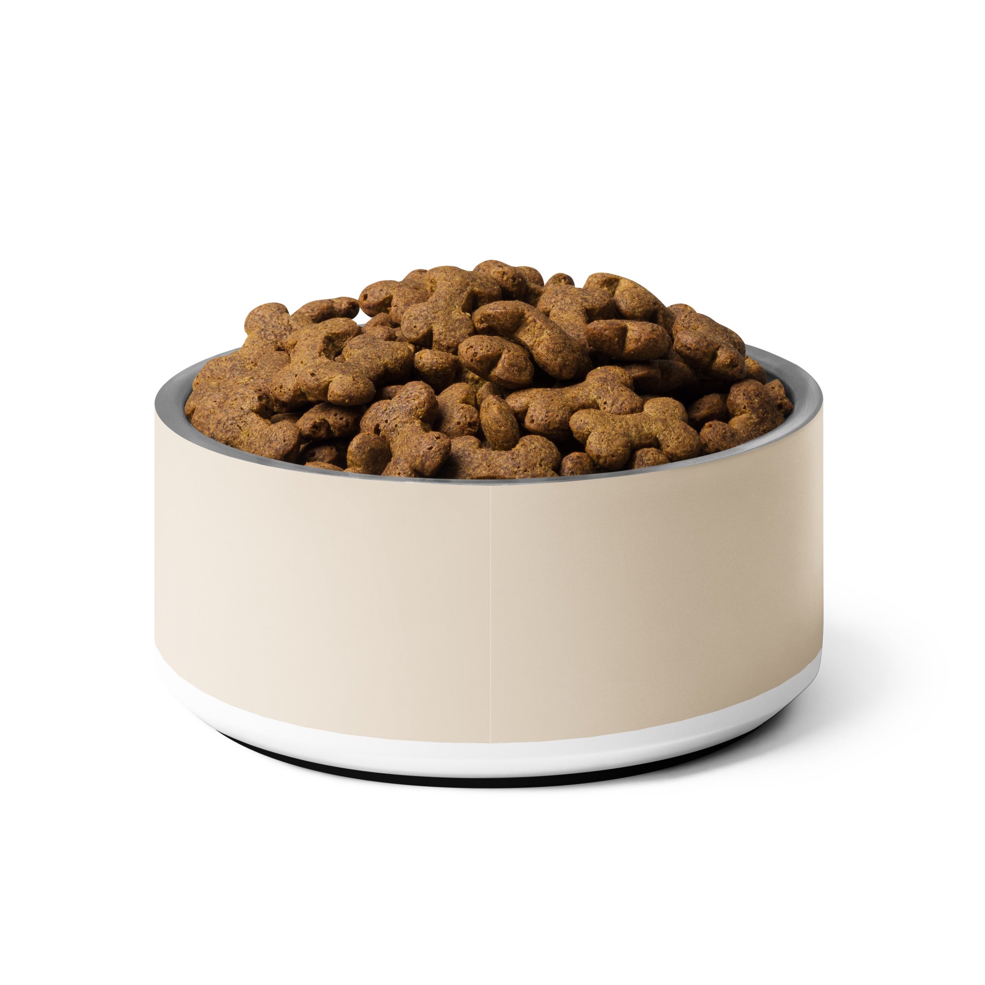 Minimalist Neutral Colors Personalized Pet bowl