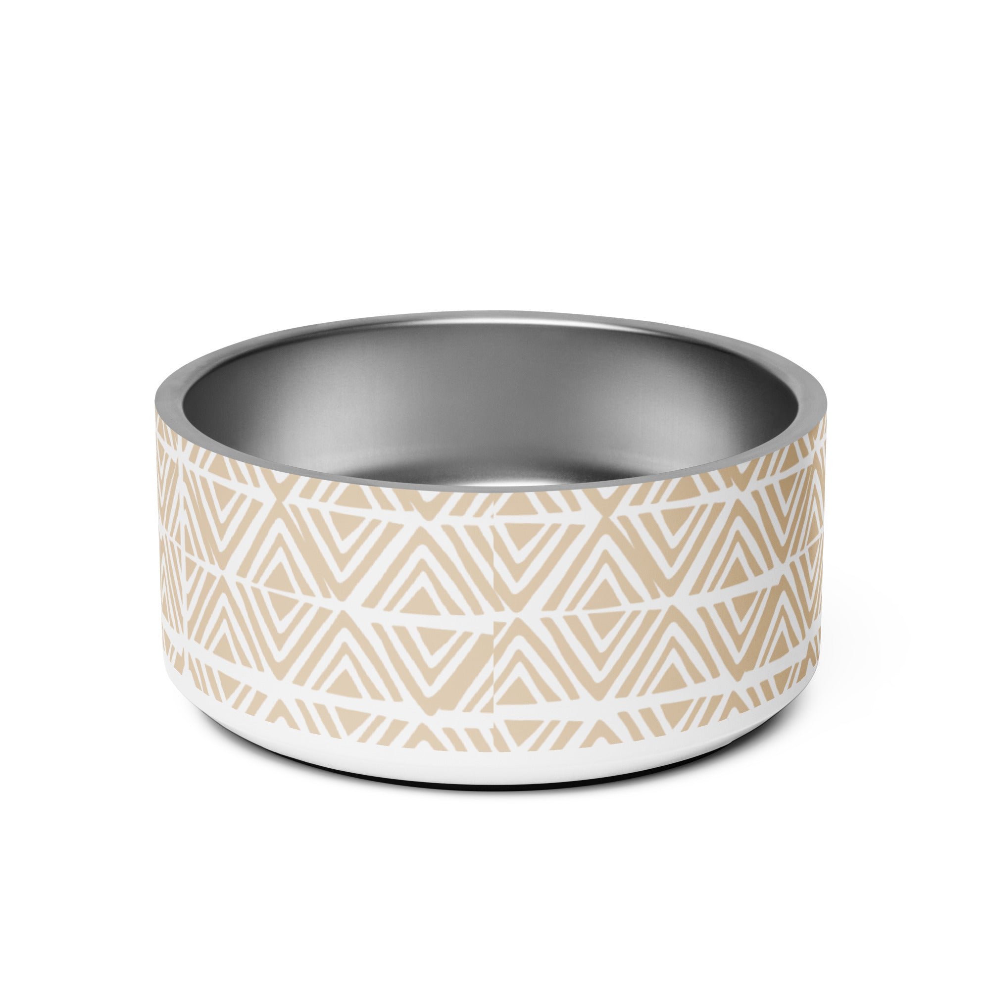 Aesthetic Ikat Neutral Pet Bowl