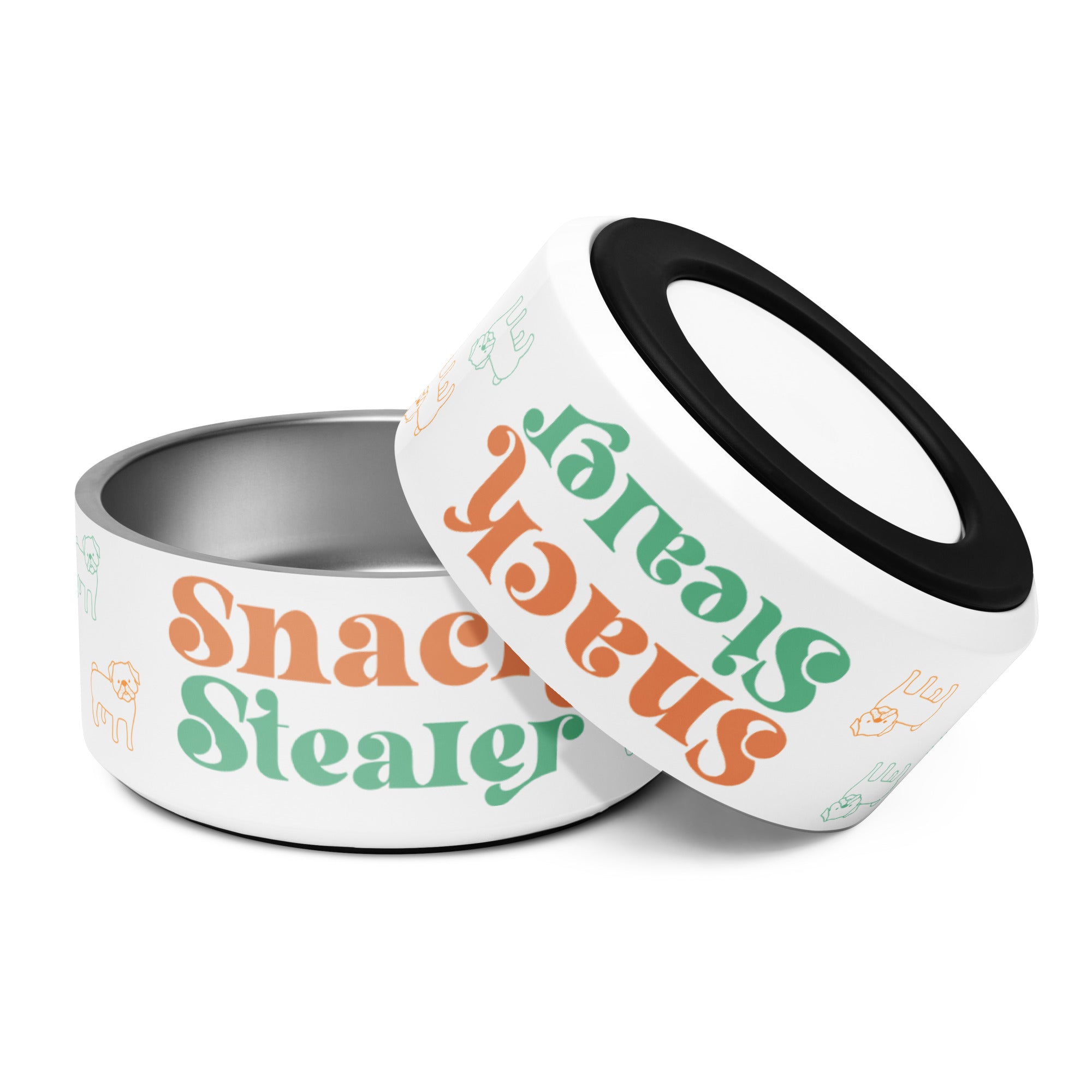 Cute "Snack Stealer" Pet Bowl