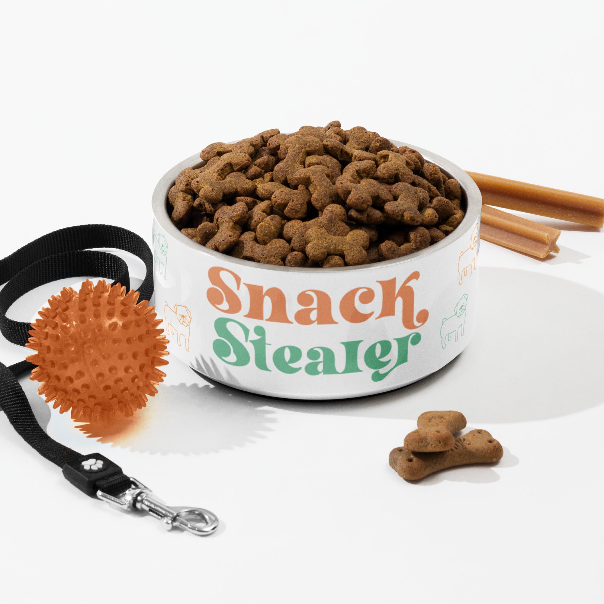 Cute "Snack Stealer" Pet Bowl