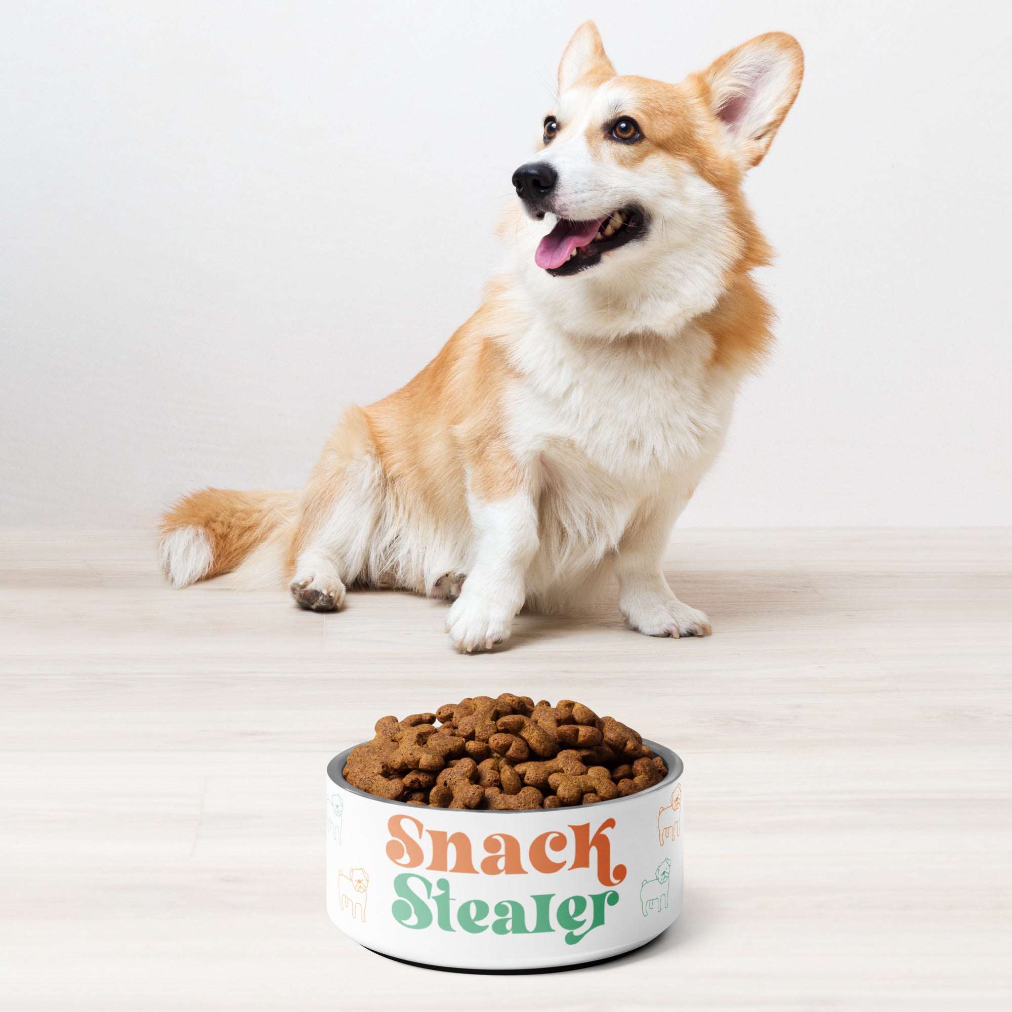 Cute "Snack Stealer" Pet Bowl