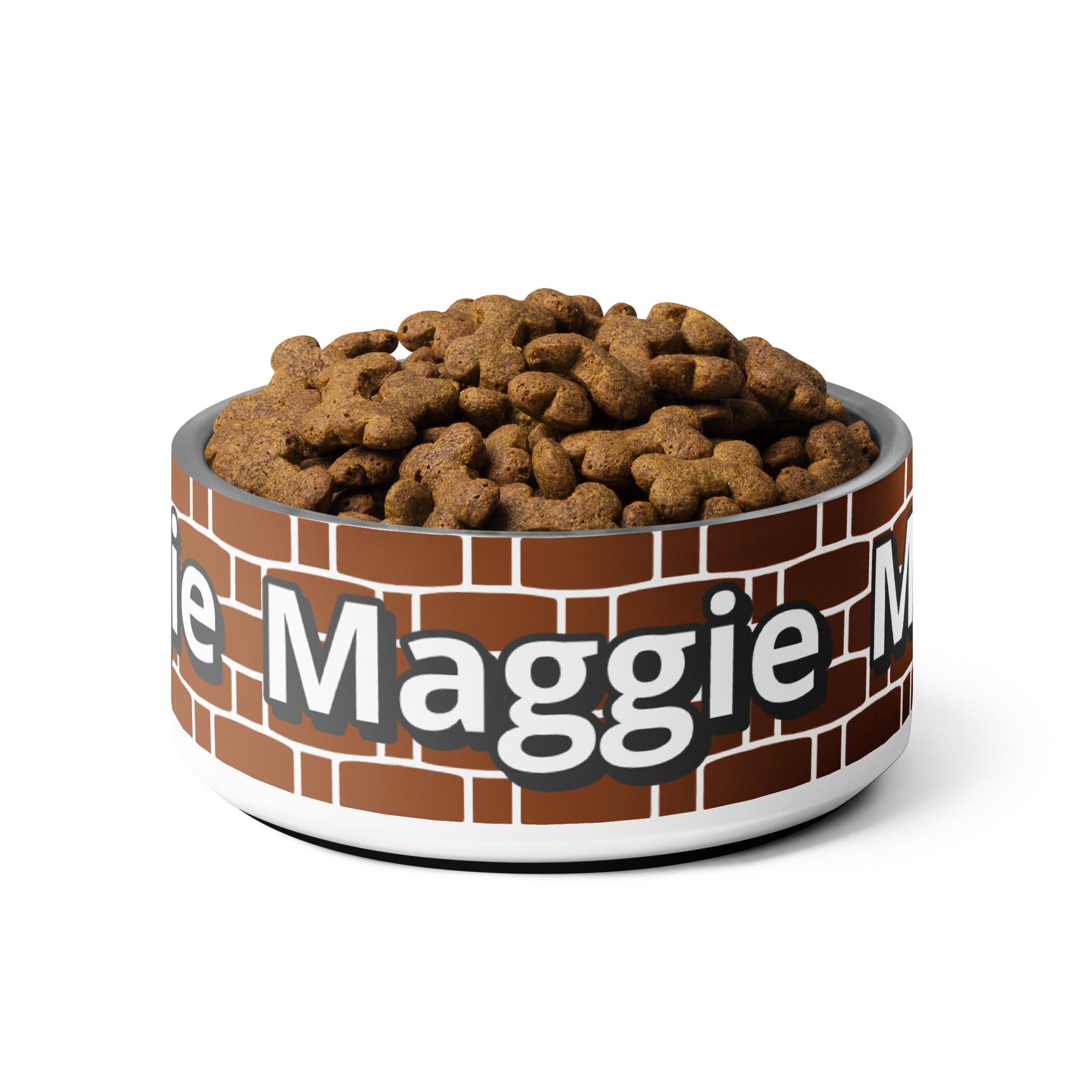 Terra Cotta Personalized Pet Bowl