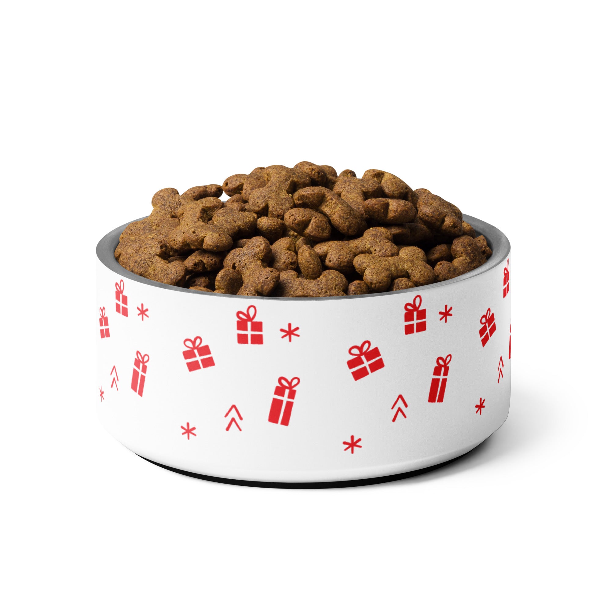 Christmas Gifts Pet Food Bowl, Can be Personalized with Your Pet's Name!