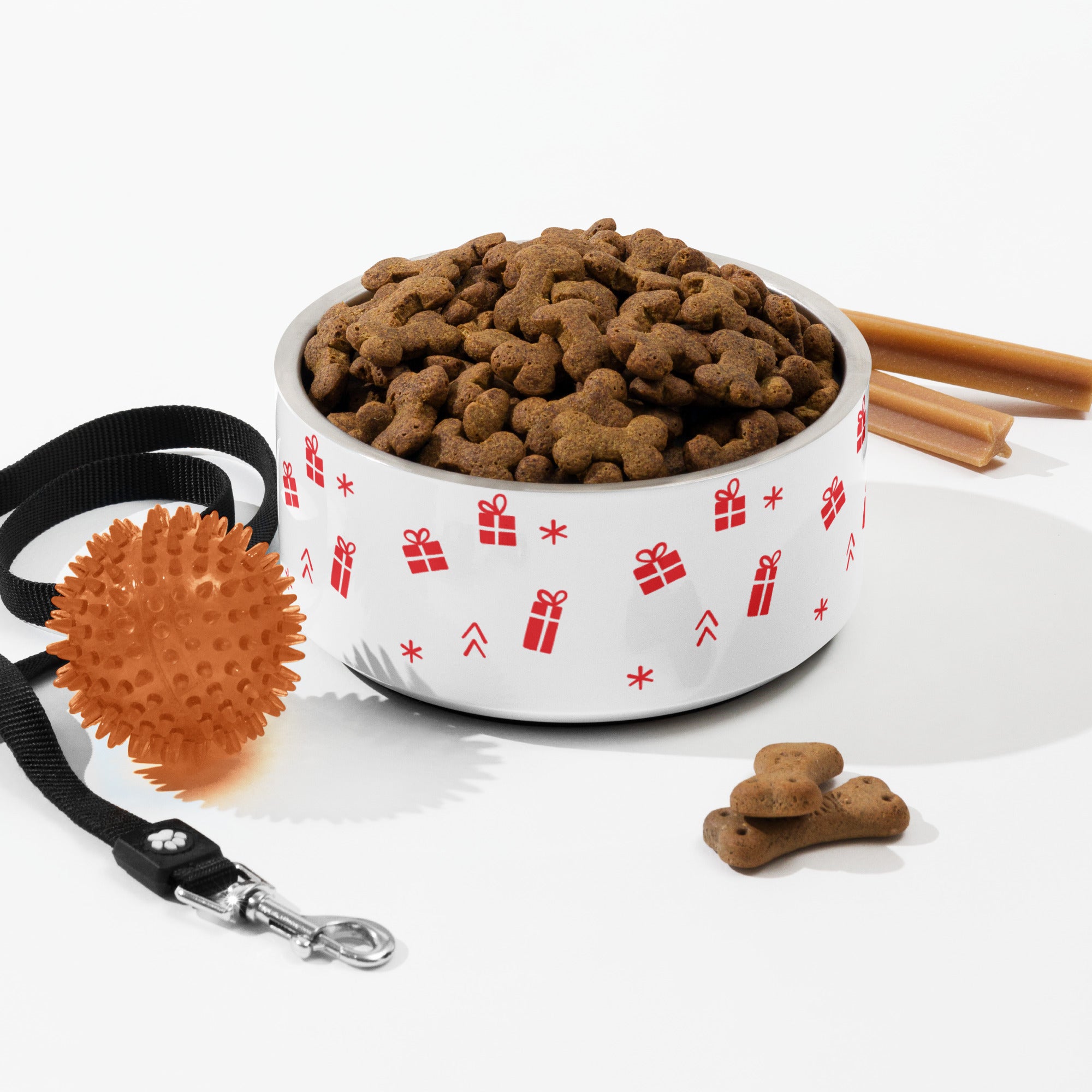 Christmas Gifts Pet Food Bowl, Can be Personalized with Your Pet's Name!