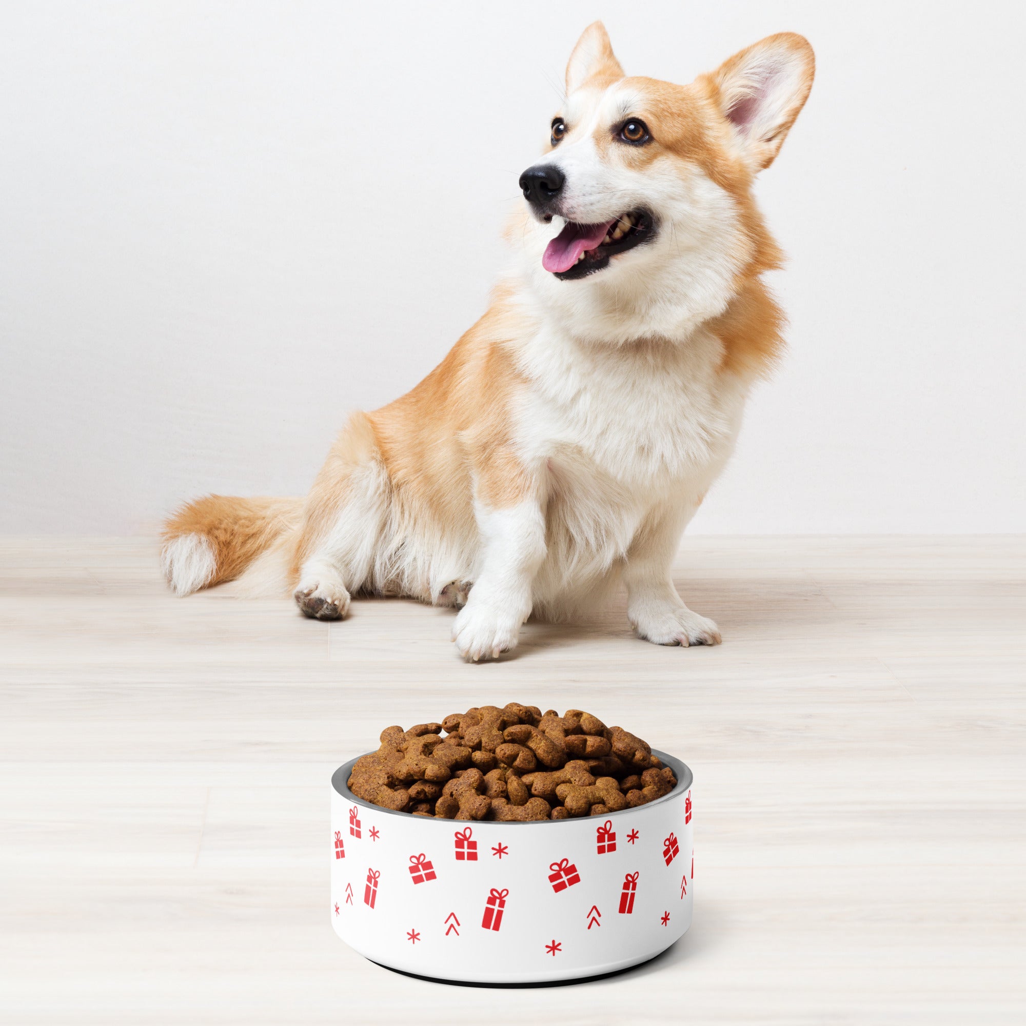 Christmas Gifts Pet Food Bowl, Can be Personalized with Your Pet's Name!