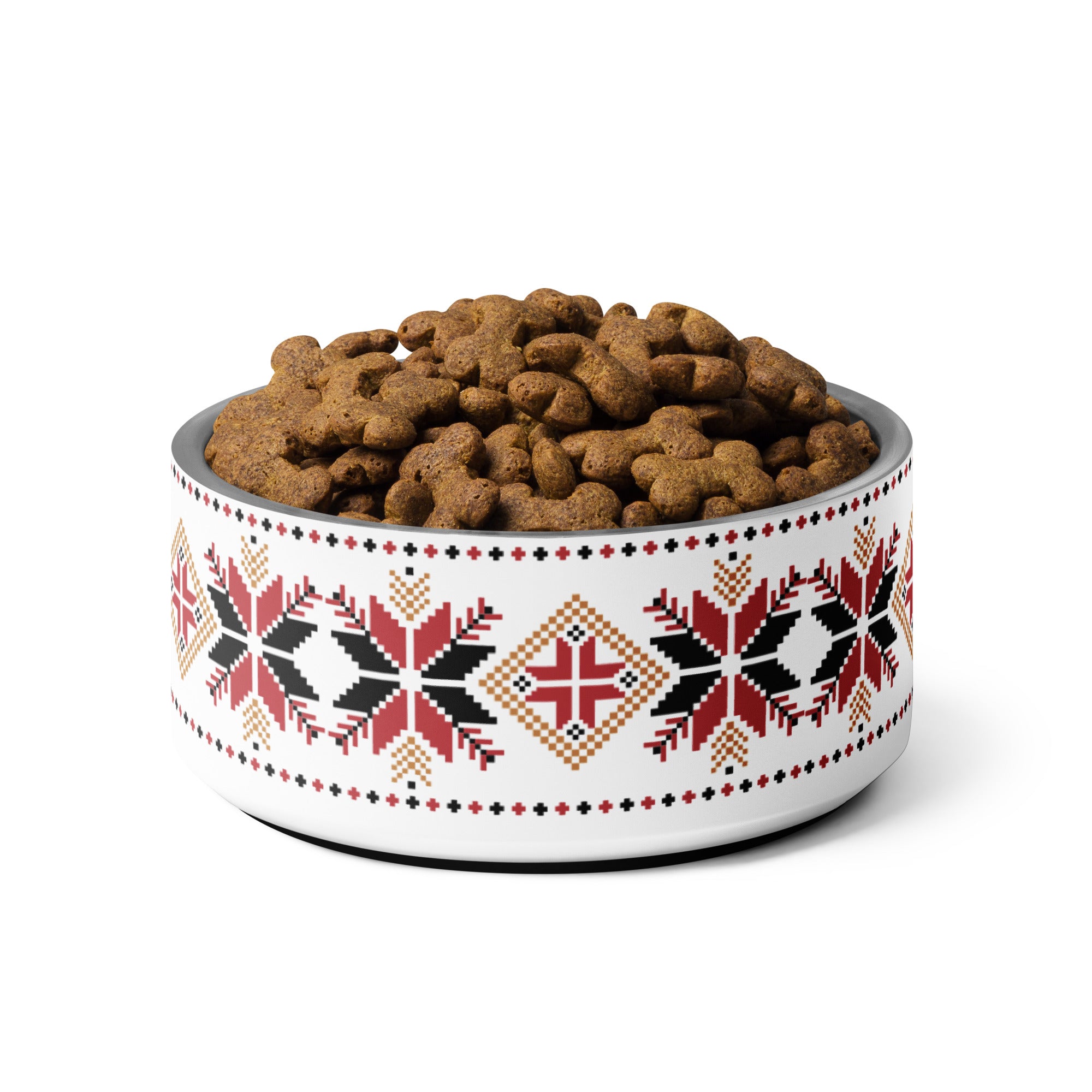 Christmas Scandinavian Motifs Pet bowl