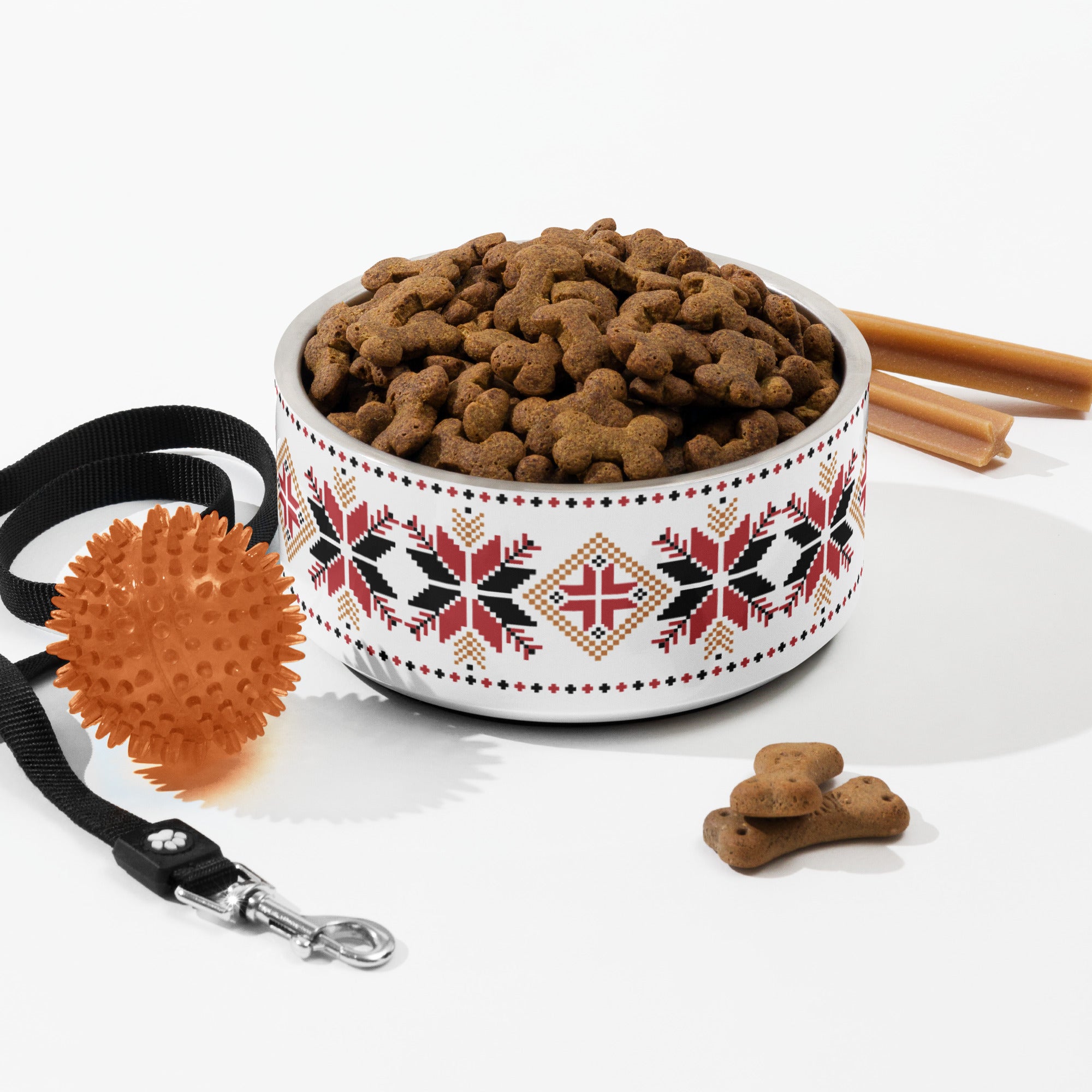 Christmas Scandinavian Motifs Pet bowl