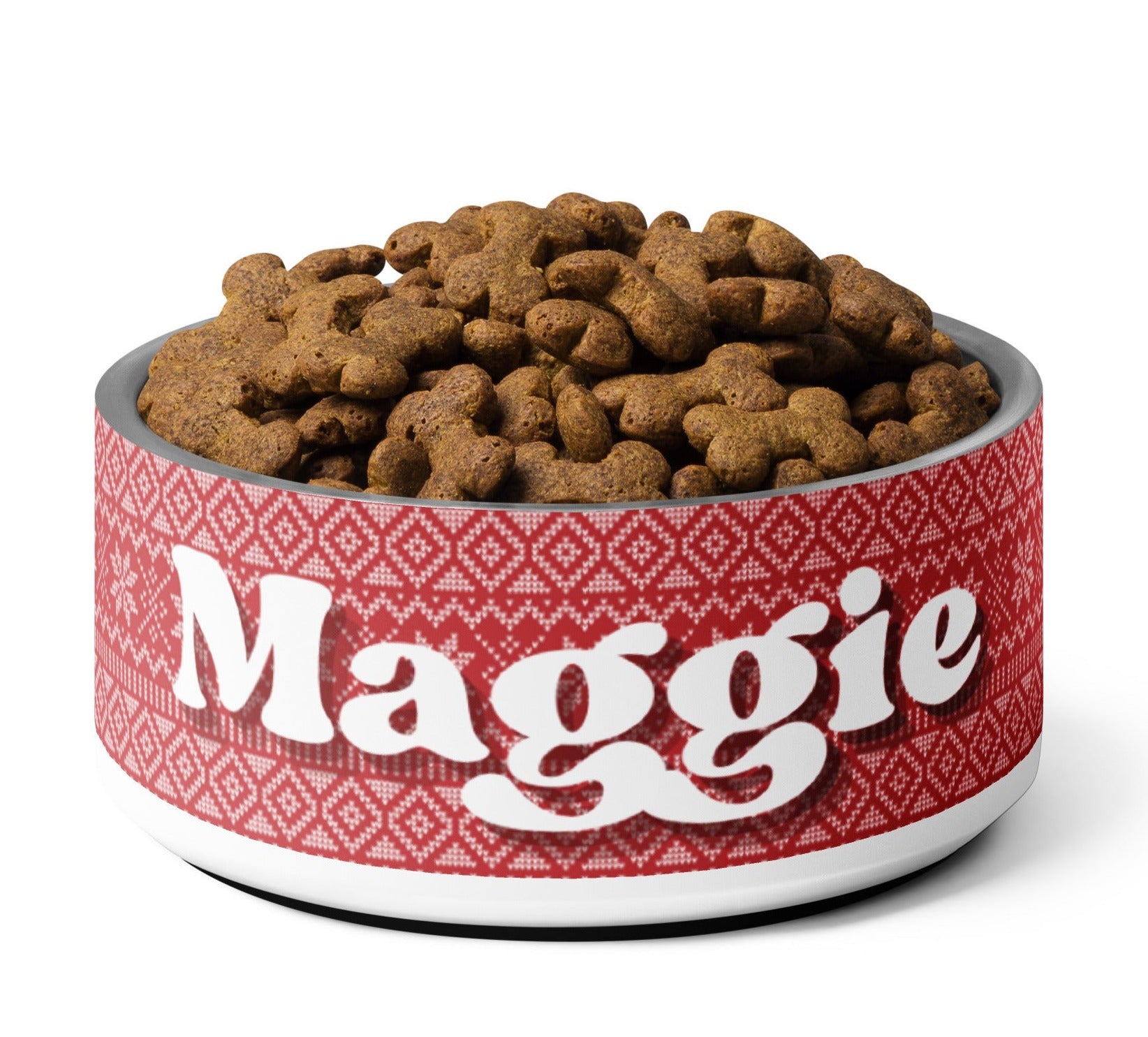 Christmas Sweater Personalized Pet bowl