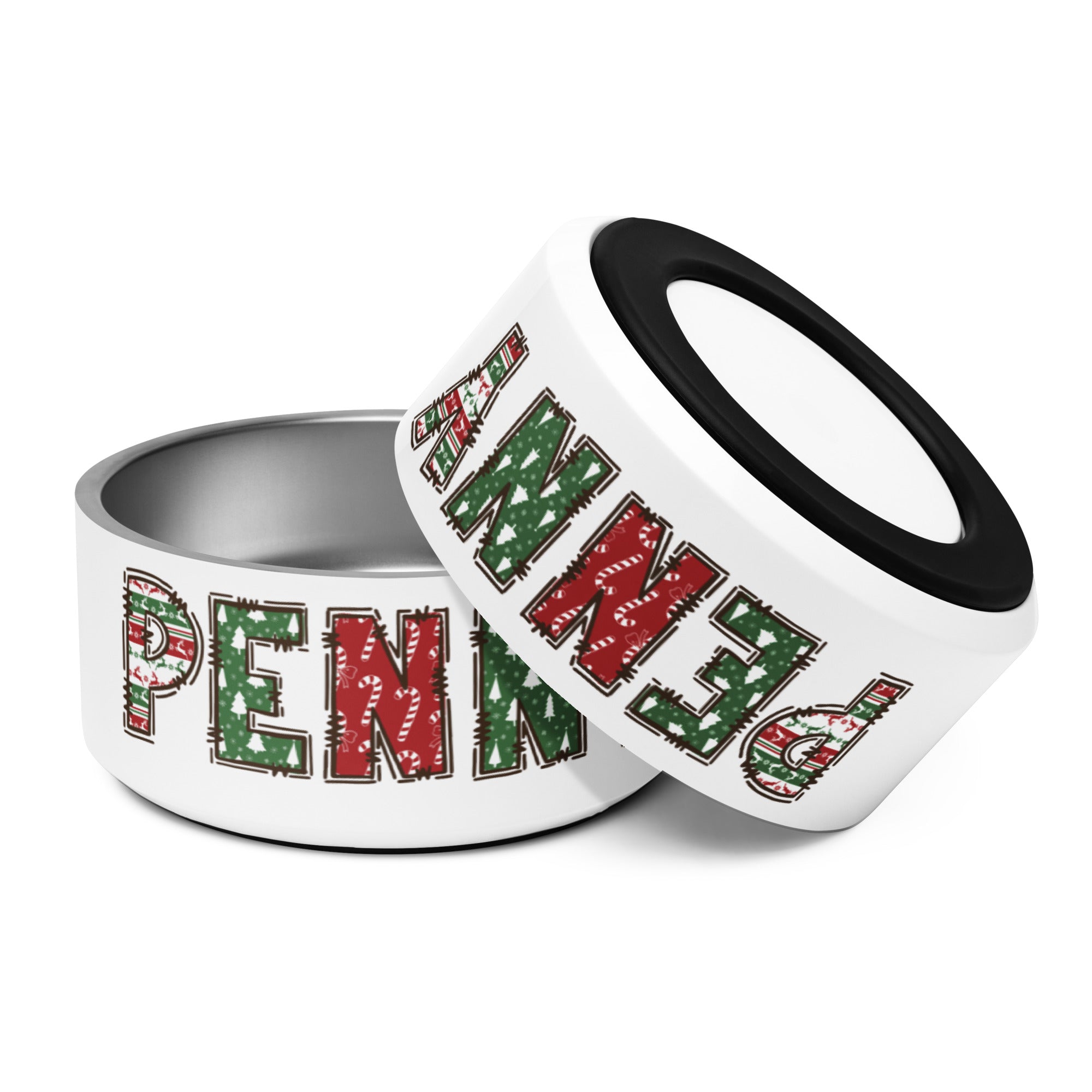 Christmas Letters Pet bowl