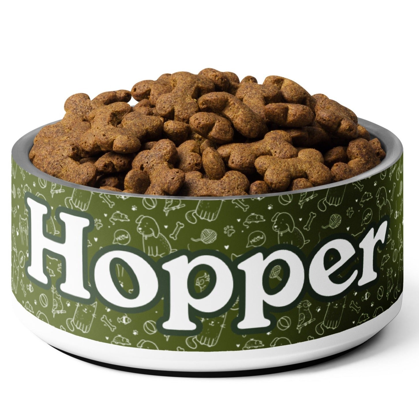 Doggie Days Pet Bowl, Personalization Optional