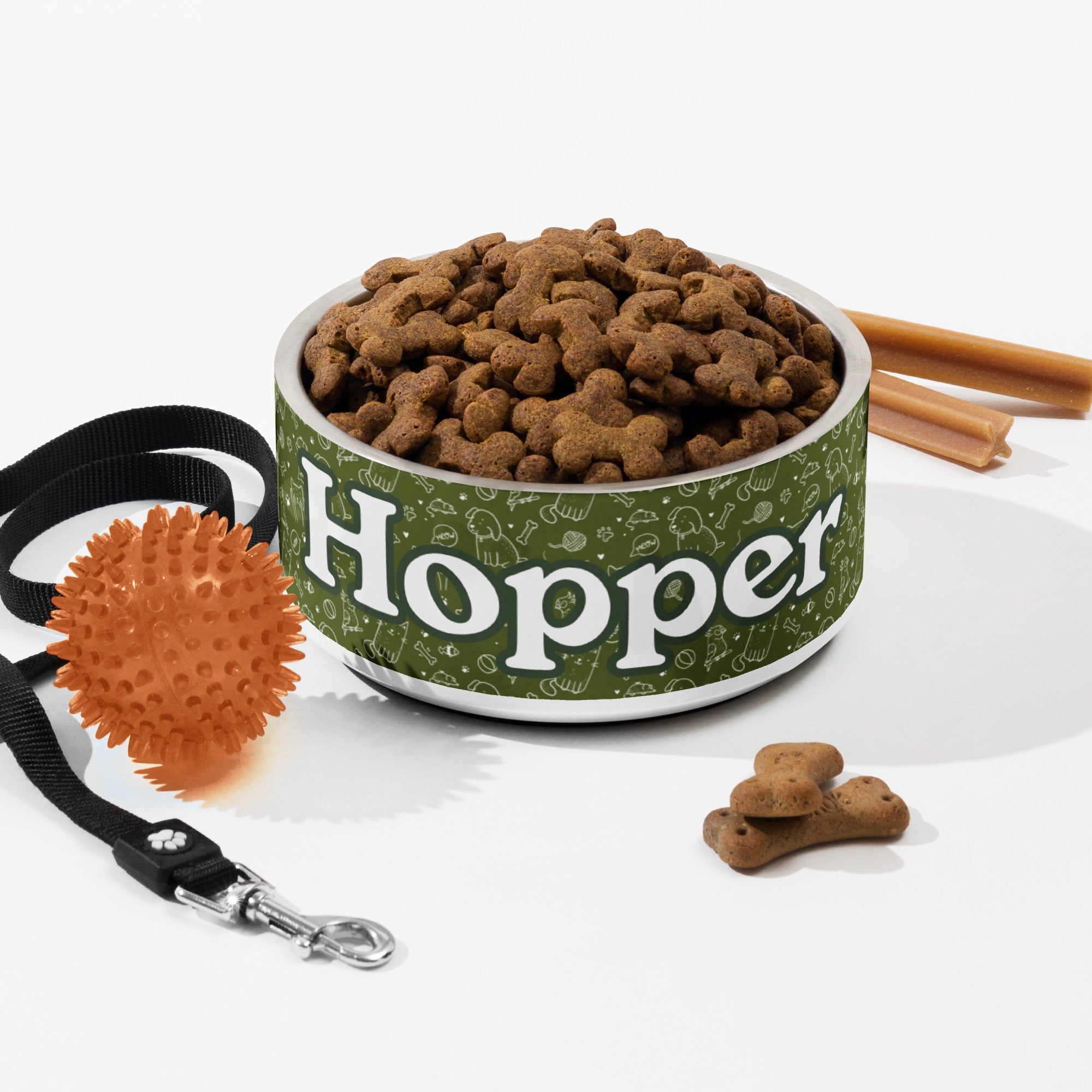 Doggie Days Pet Bowl, Personalization Optional