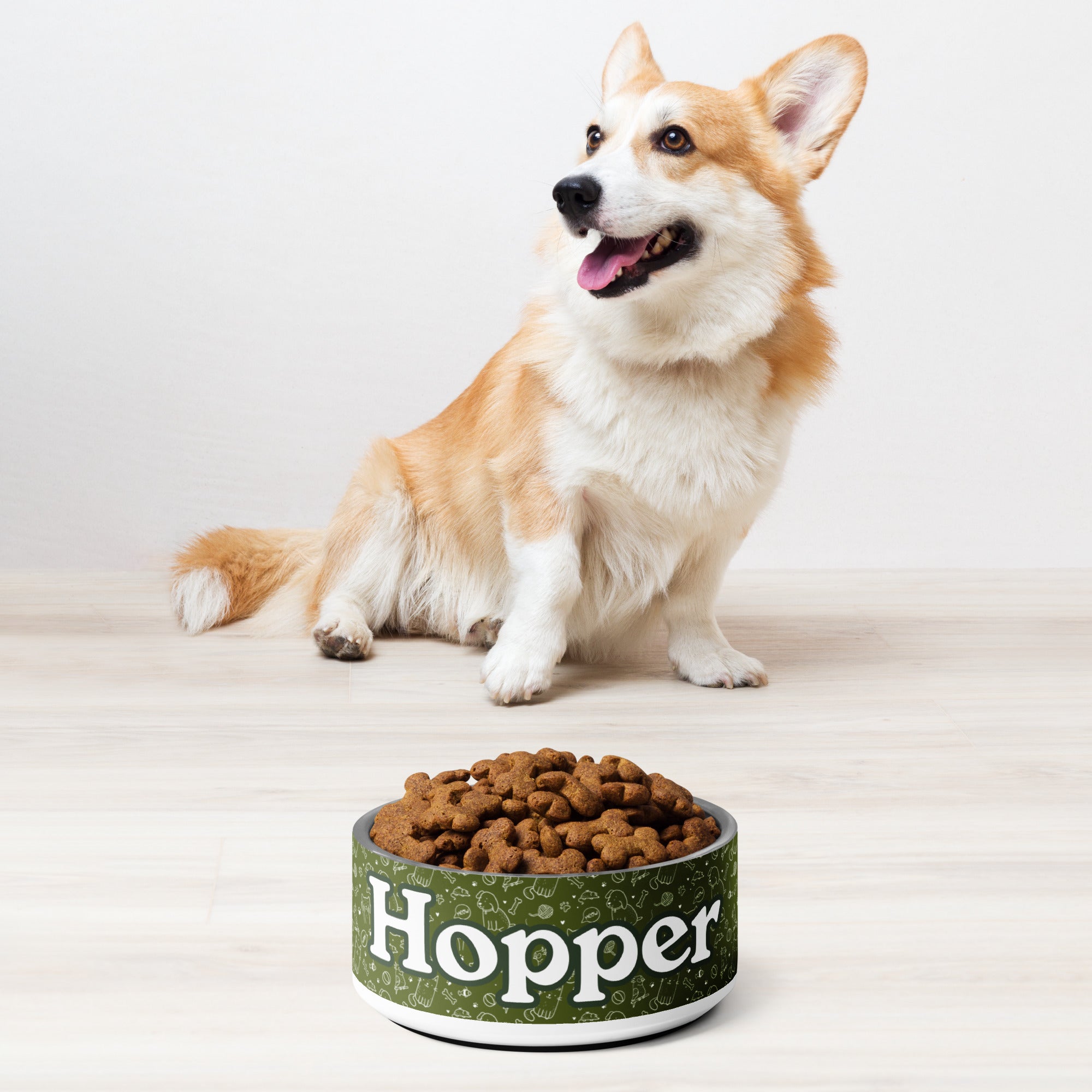 Doggie Days Pet Bowl, Personalization Optional