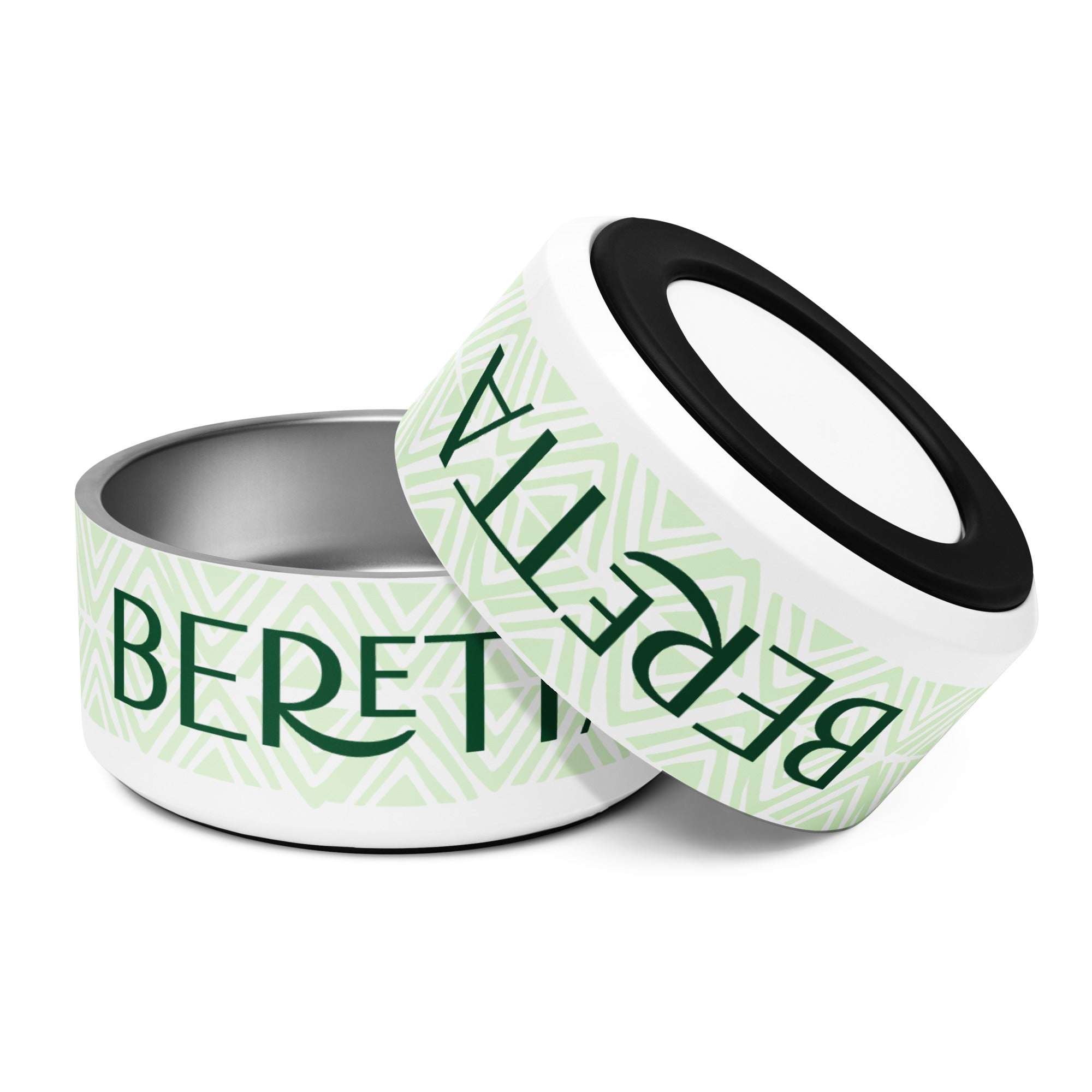 Minty Green Personalized Pet bowl