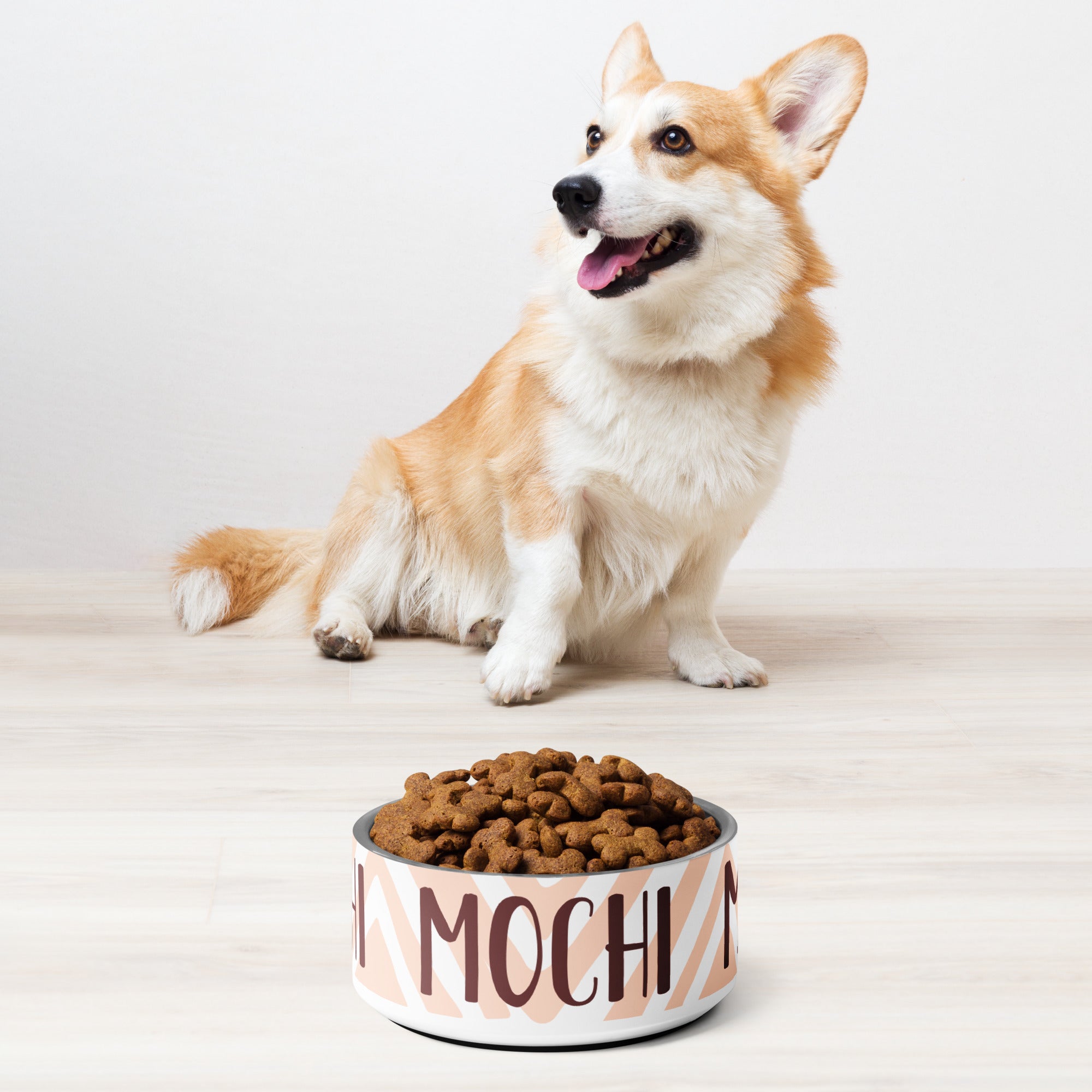 Chevron Personalized Pet bowl