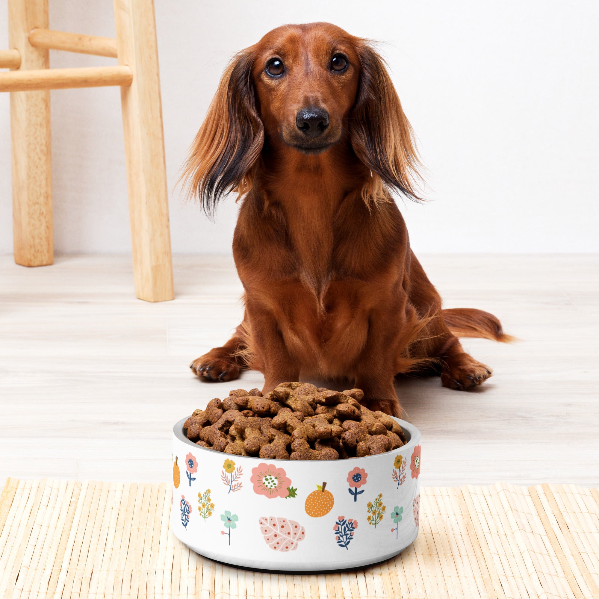 Boho Flowers Pet bowl