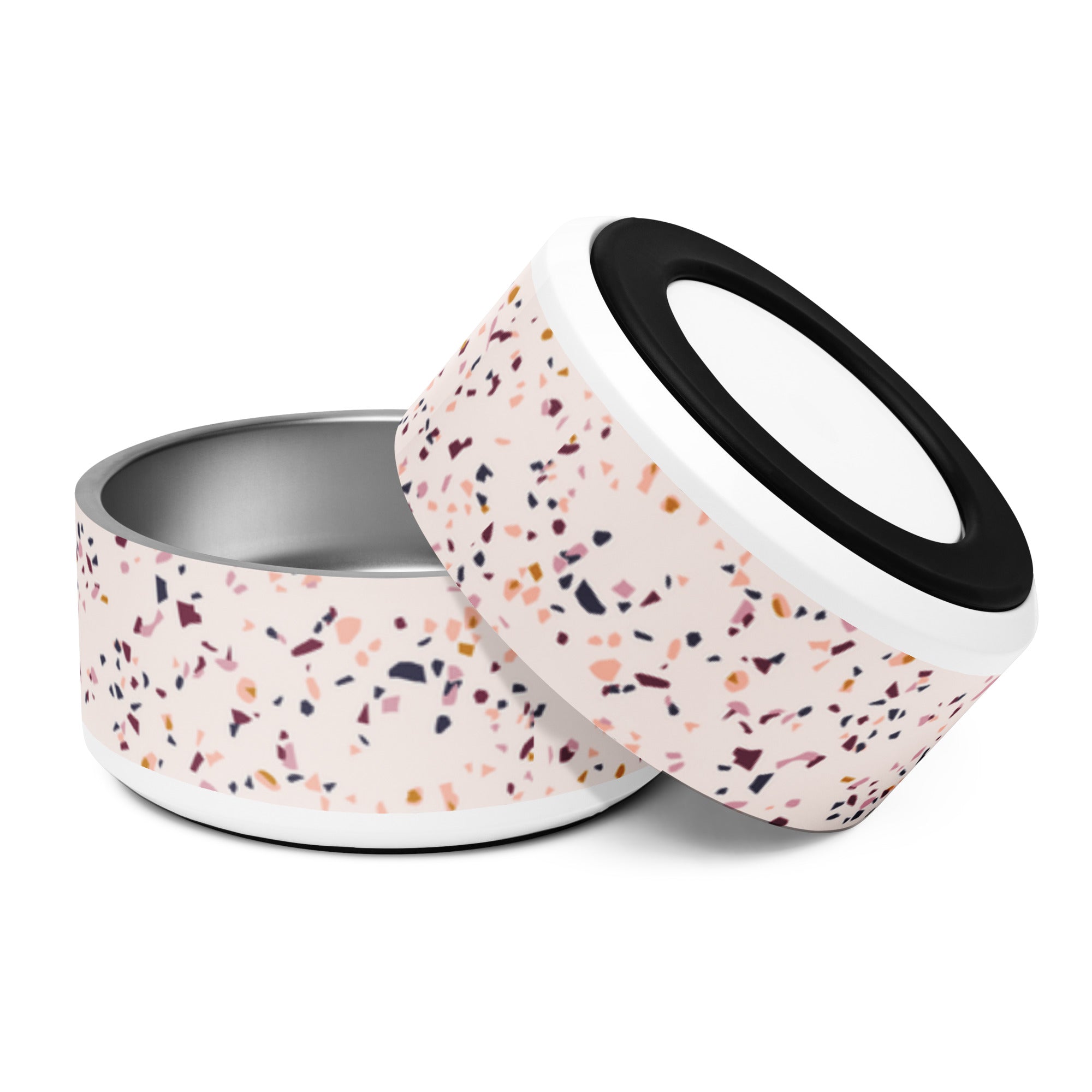 Terrazzo Print Pet bowl