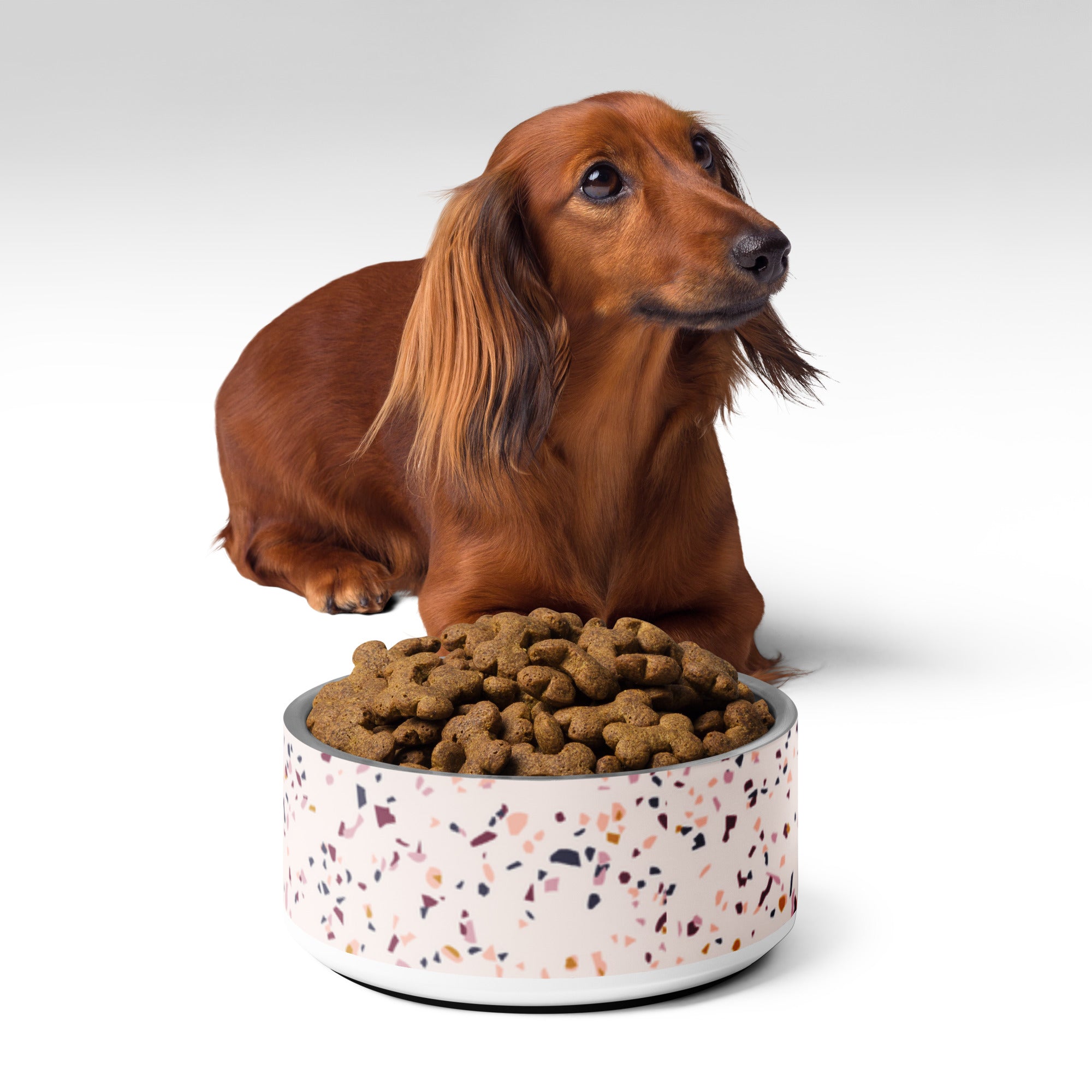 Terrazzo Print Pet bowl