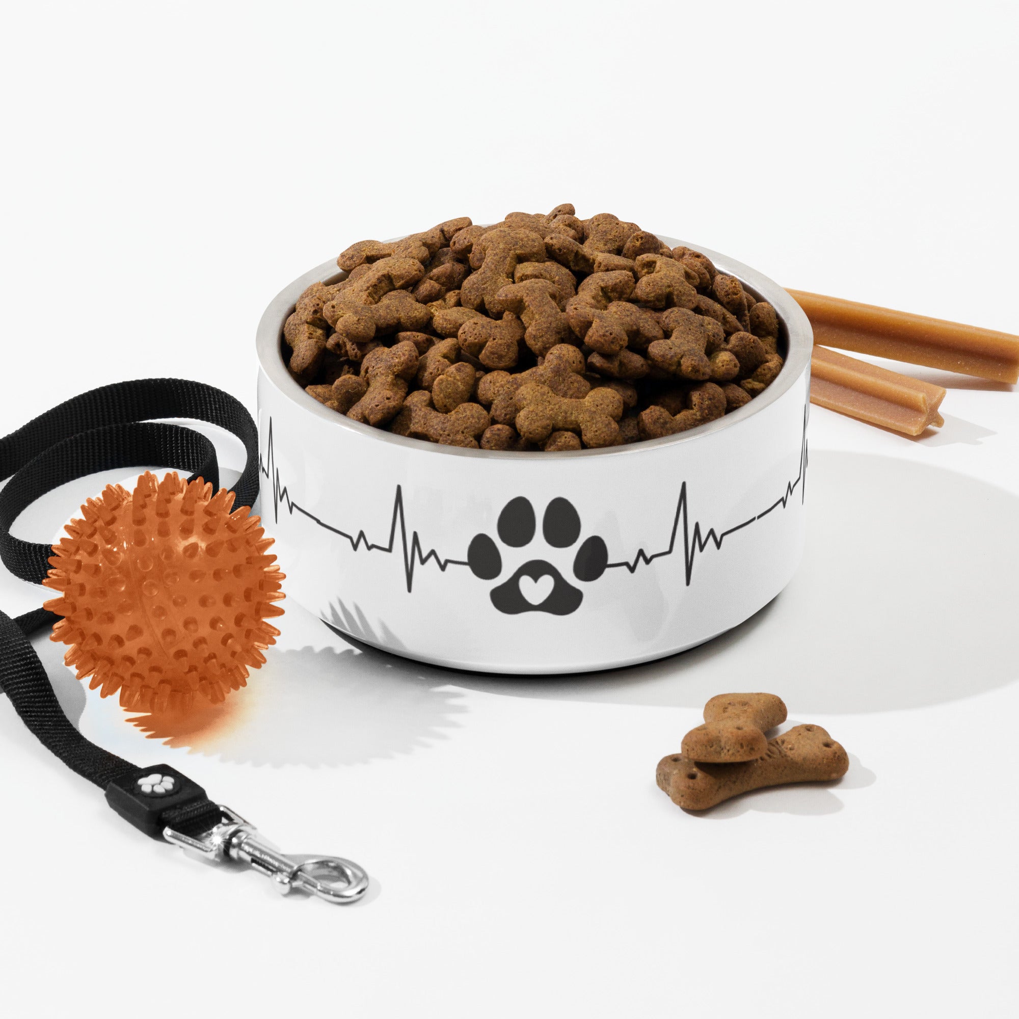 Dog Paw Heartbeat Pet bowl