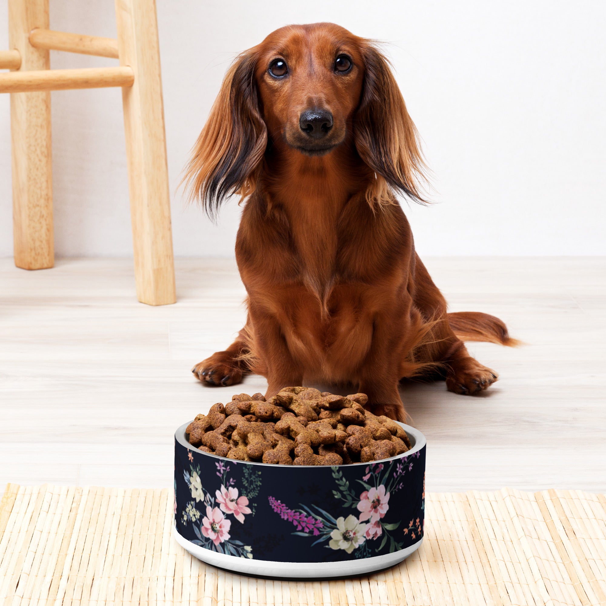 Vintage Victorian Florals Pet bowl