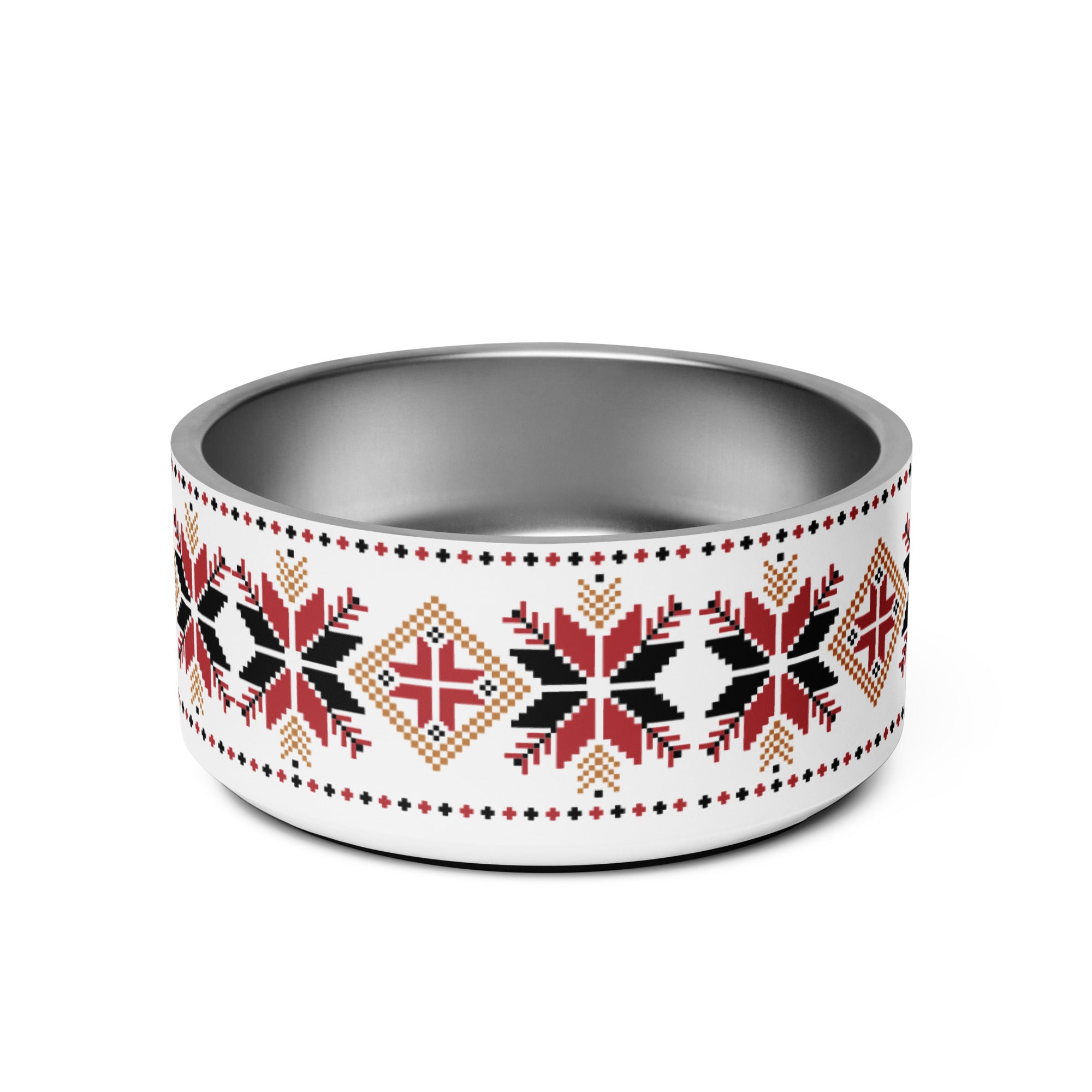 Christmas Scandinavian Motifs Pet bowl