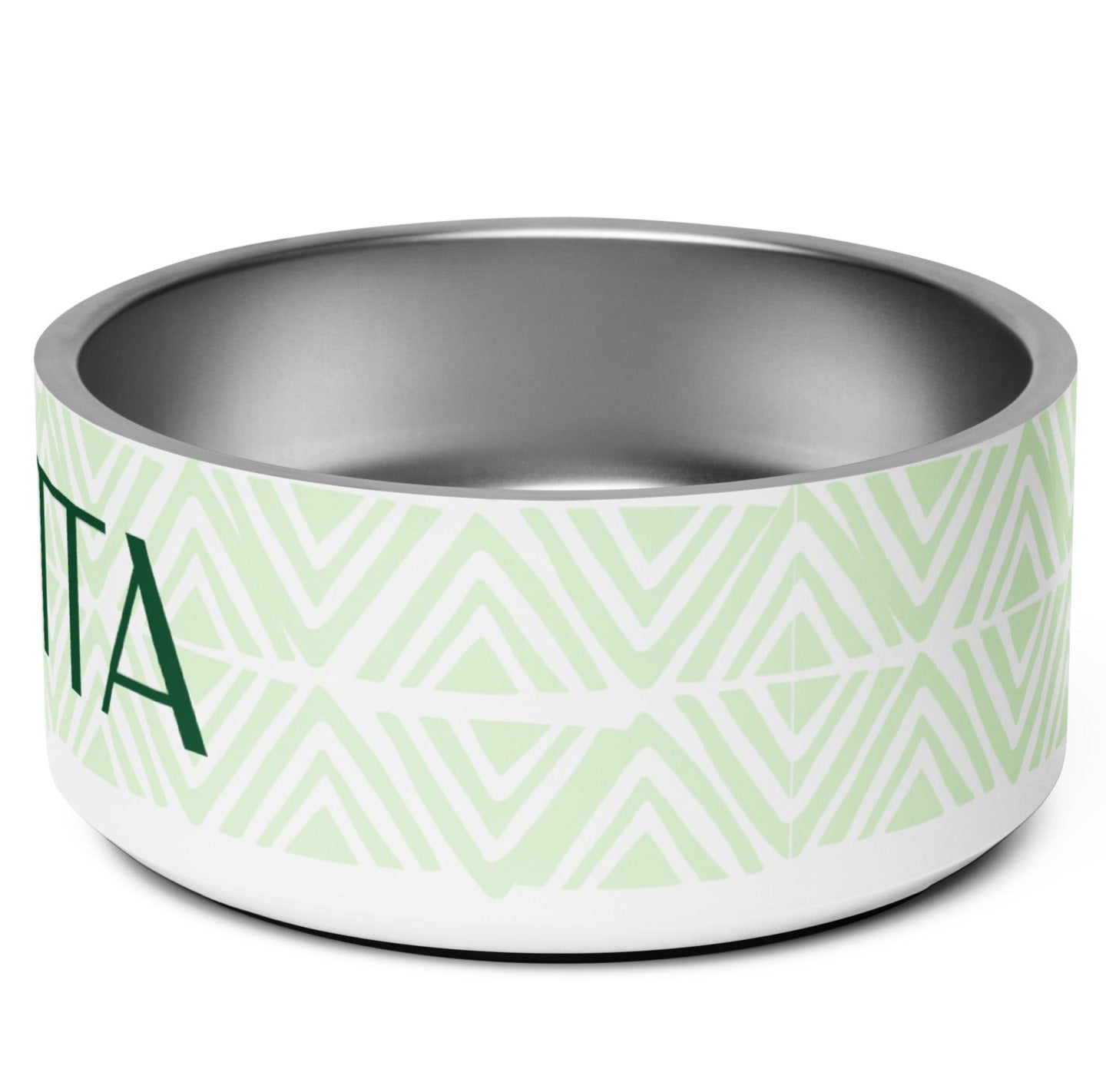 Minty Green Personalized Pet bowl