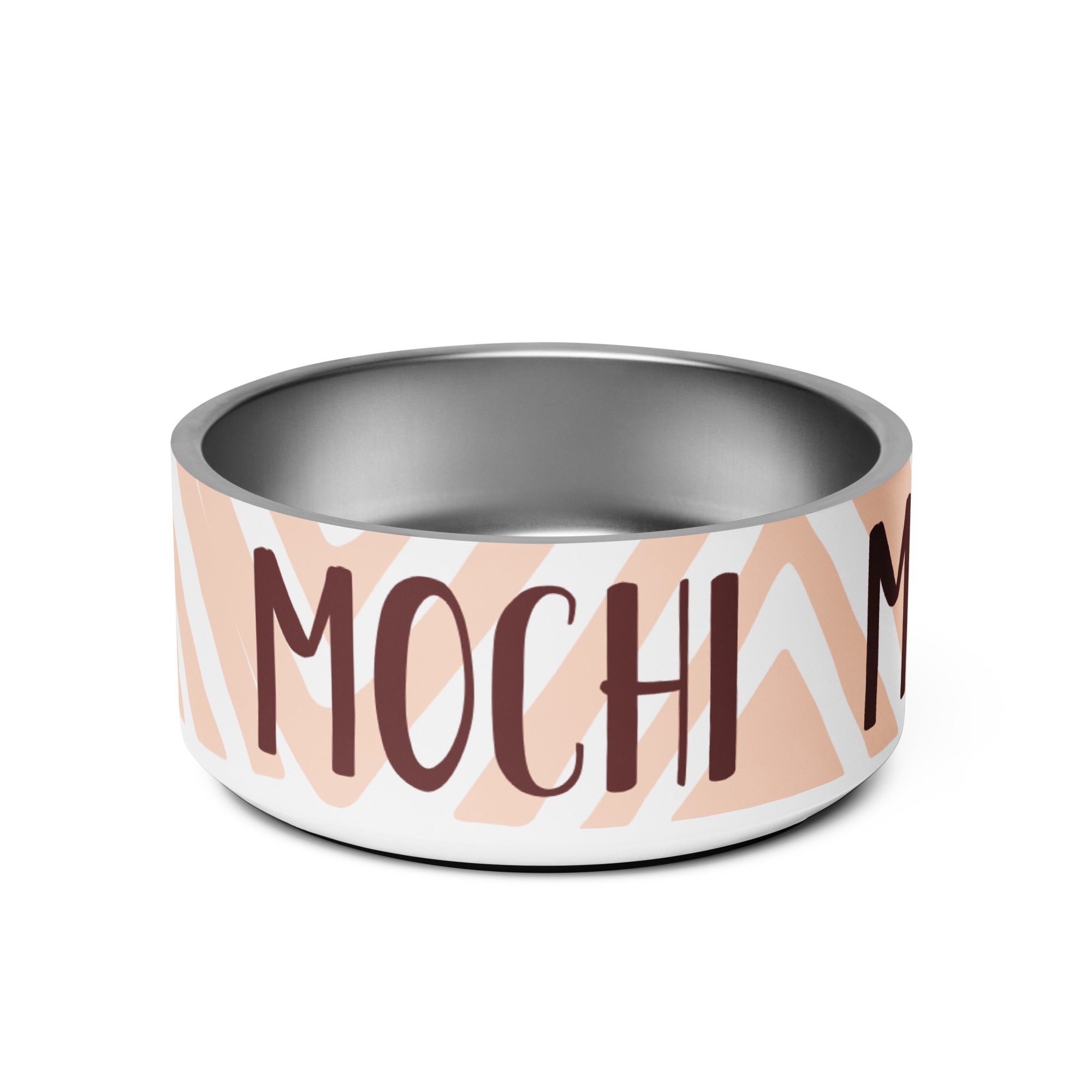 Chevron Personalized Pet bowl